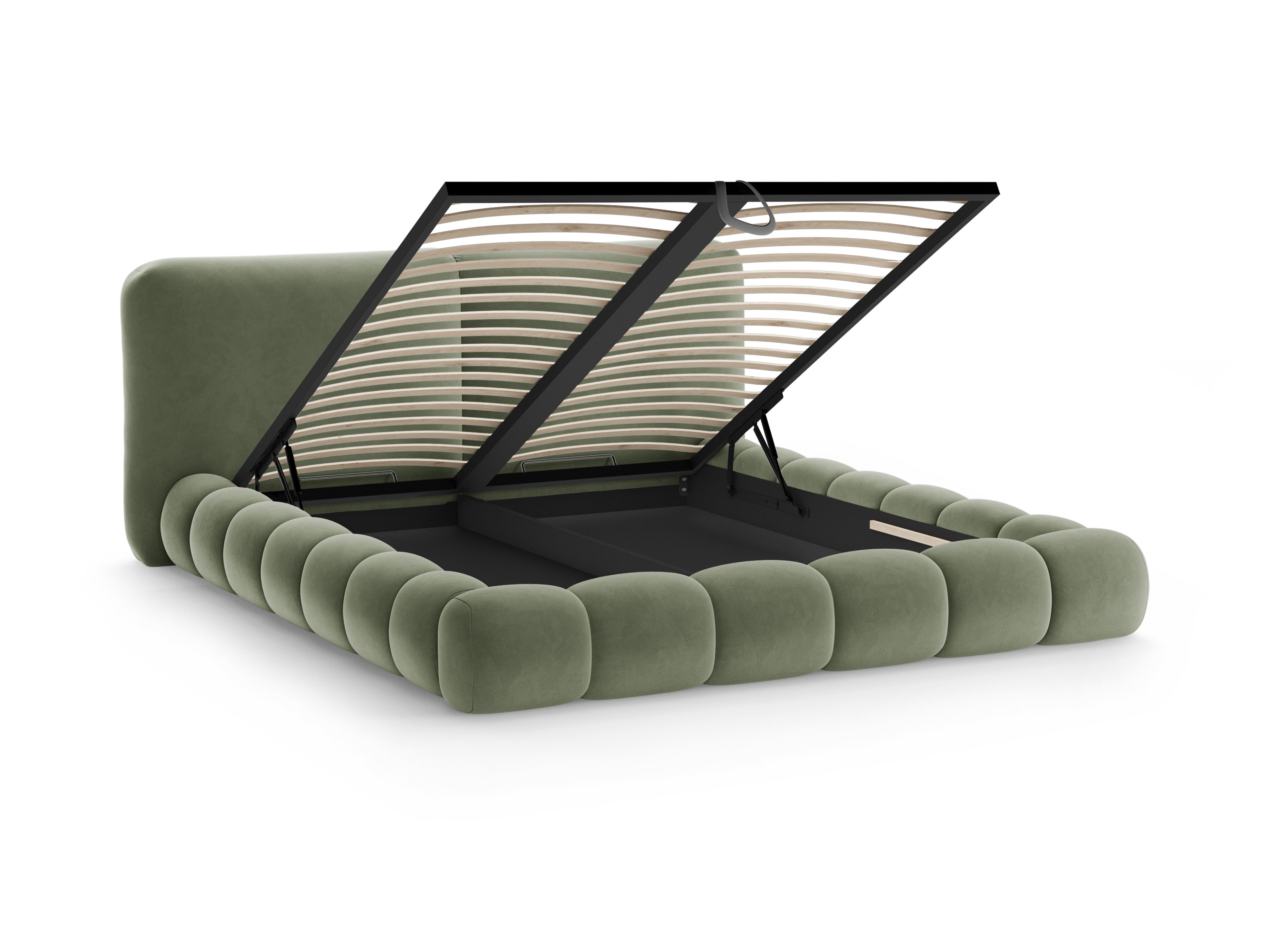 Velvet Bed SOLANGE Green