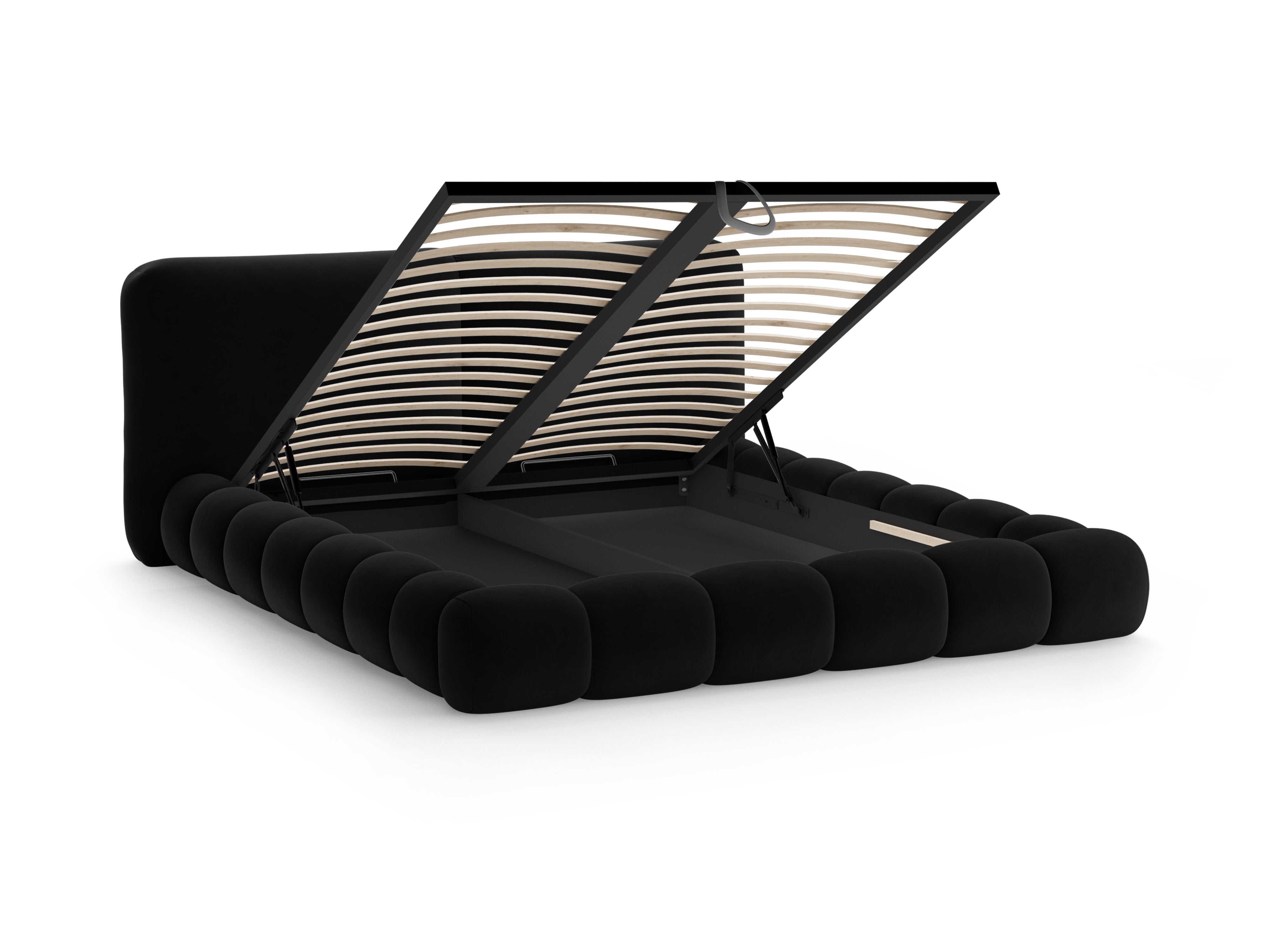 Velvet Bed SOLANGE Black