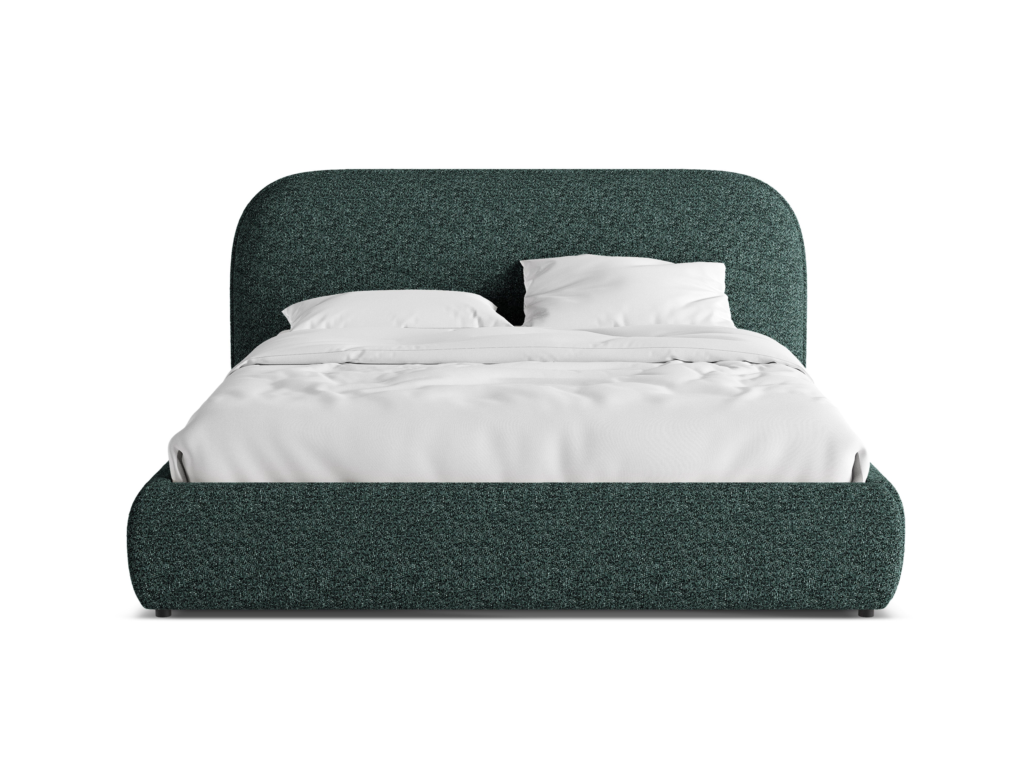MURADA Bed Green Melange Chenille