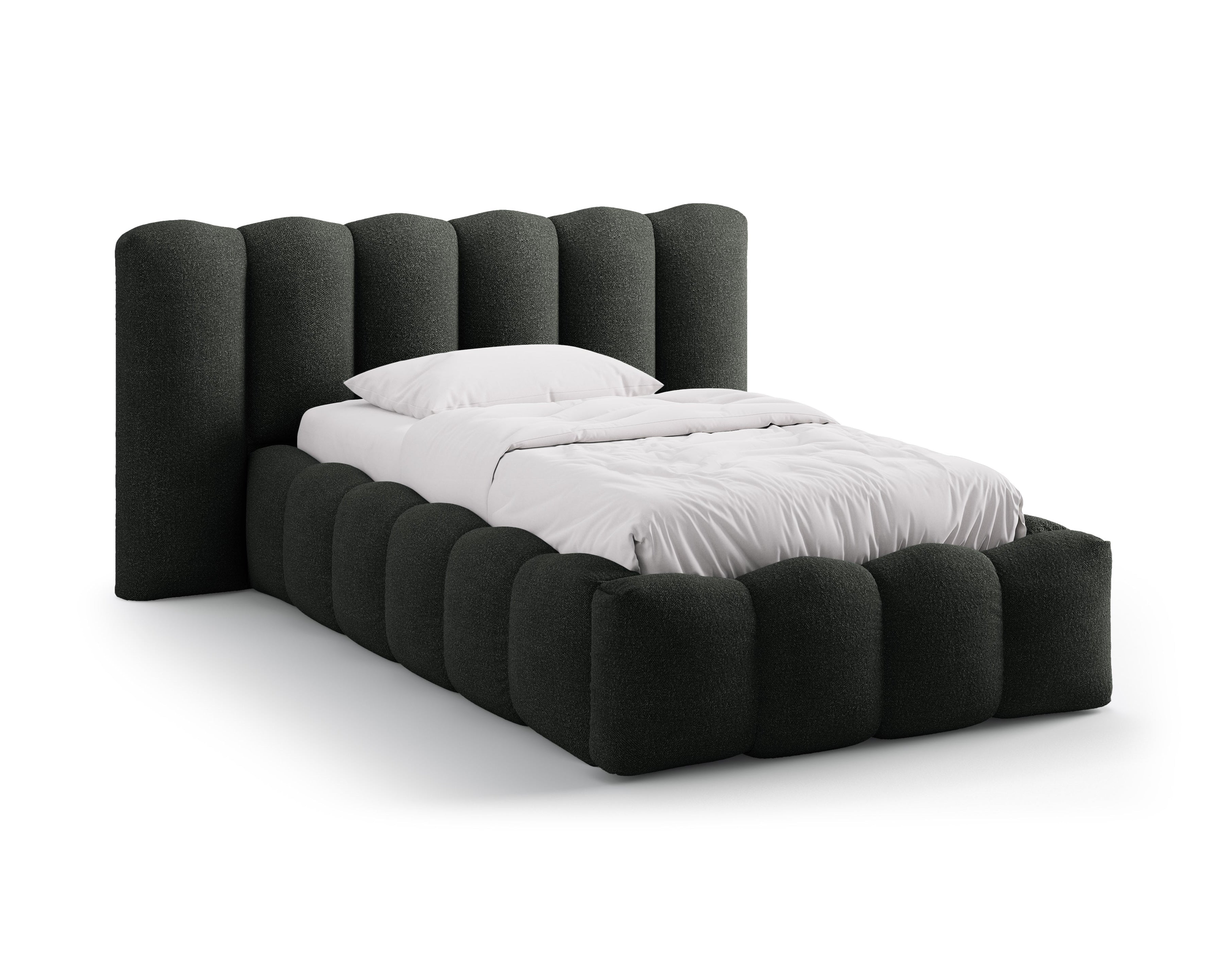 LUPINE Bed Black Boucle