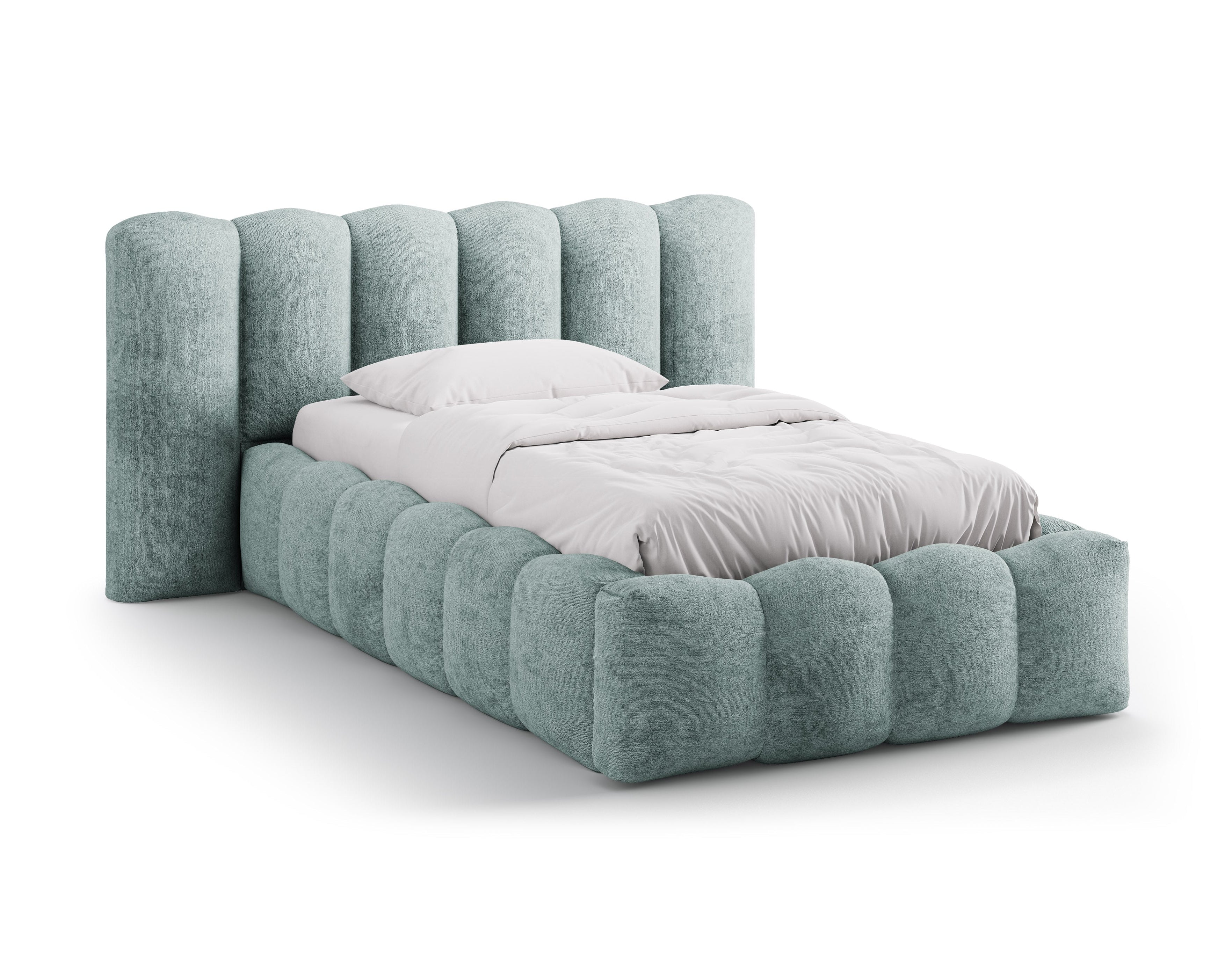 LUPINE Bed Light Blue Chenille