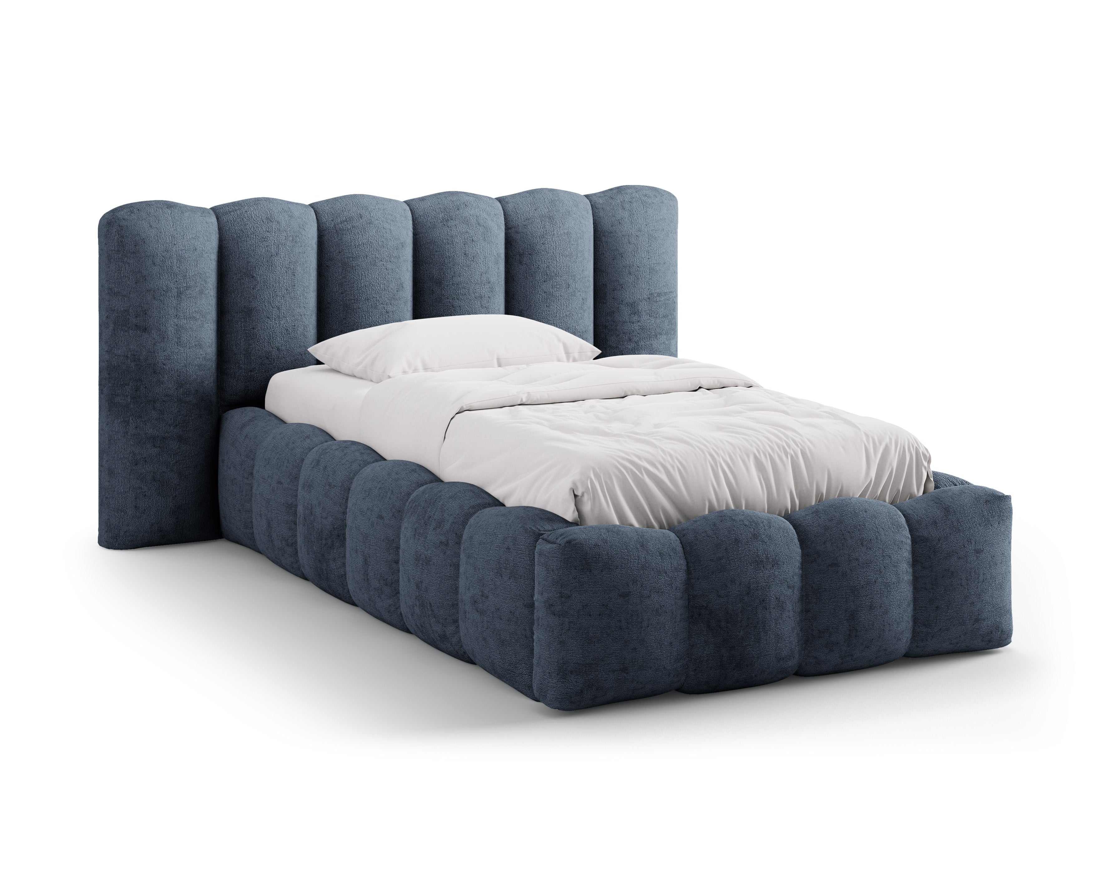 LUPINE Bed Dark Blue Chenille
