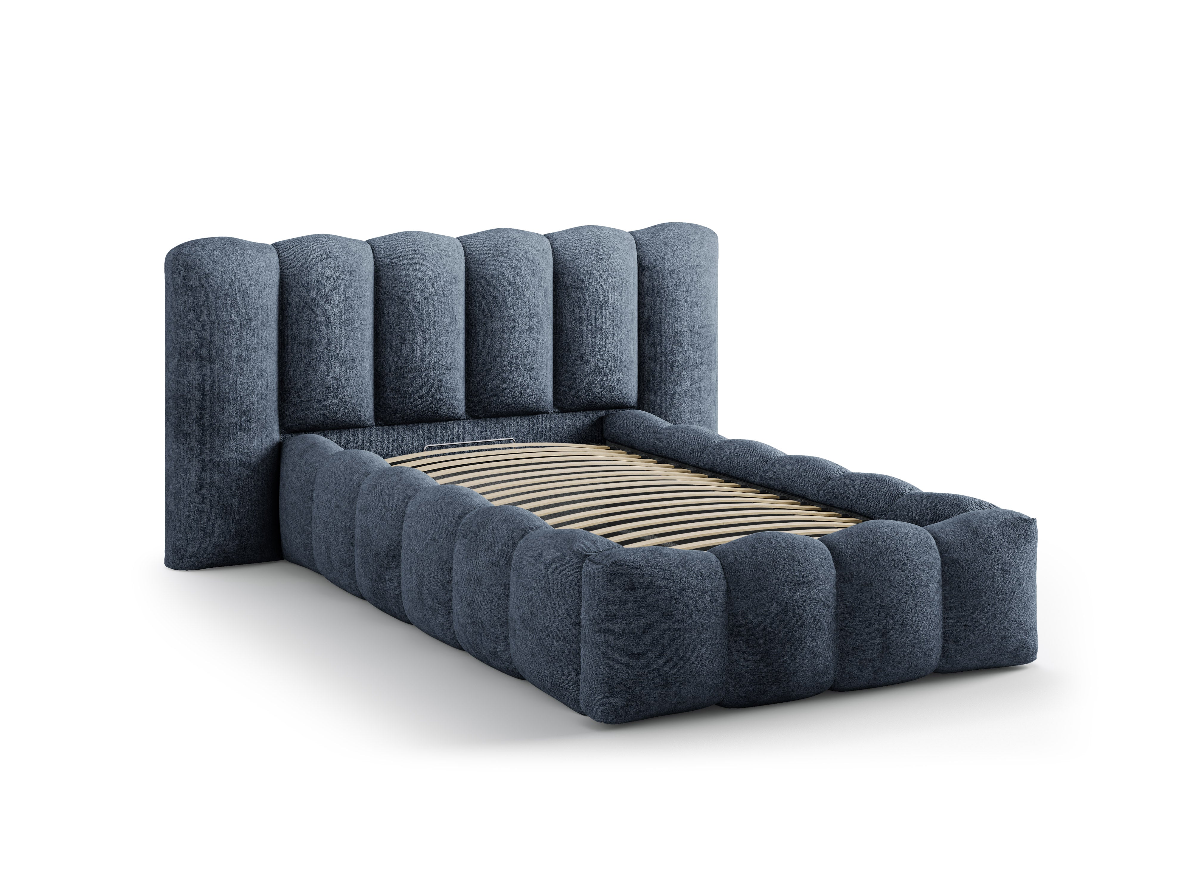 LUPINE Bed Dark Blue Chenille