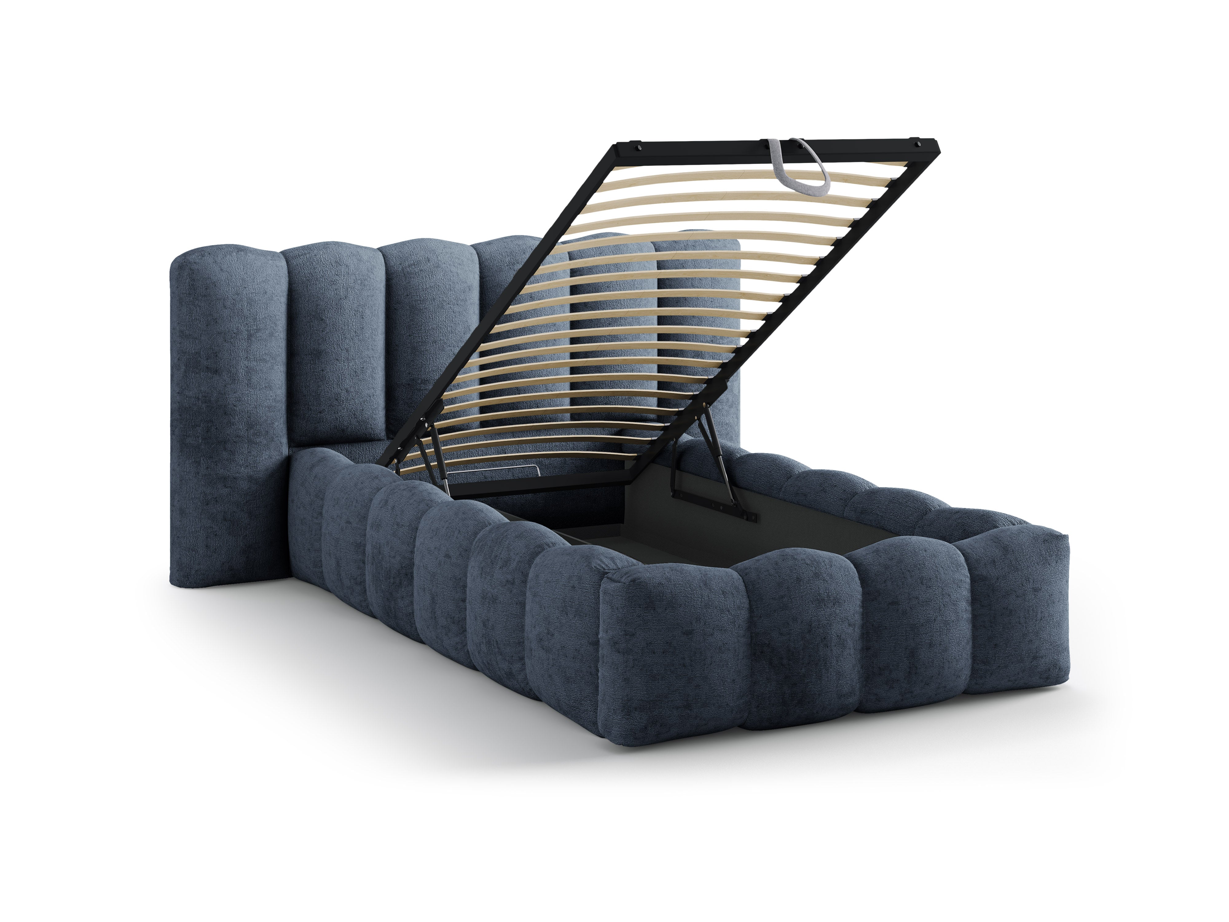 LUPINE Bed Dark Blue Chenille
