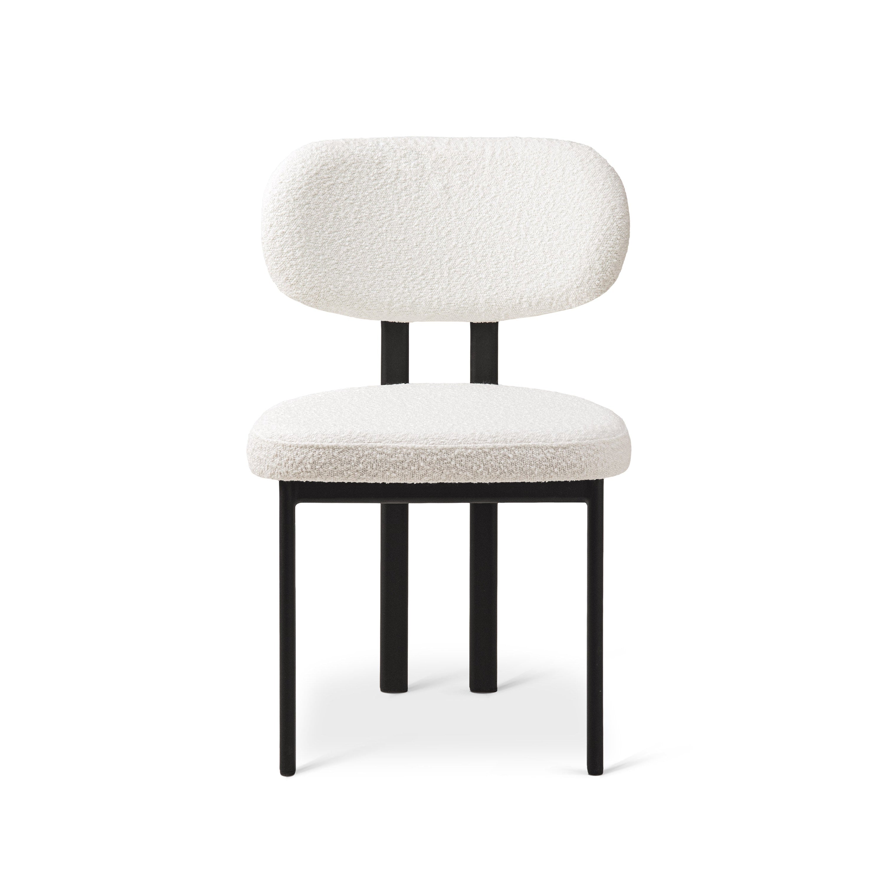 SAM Chair White Boucle