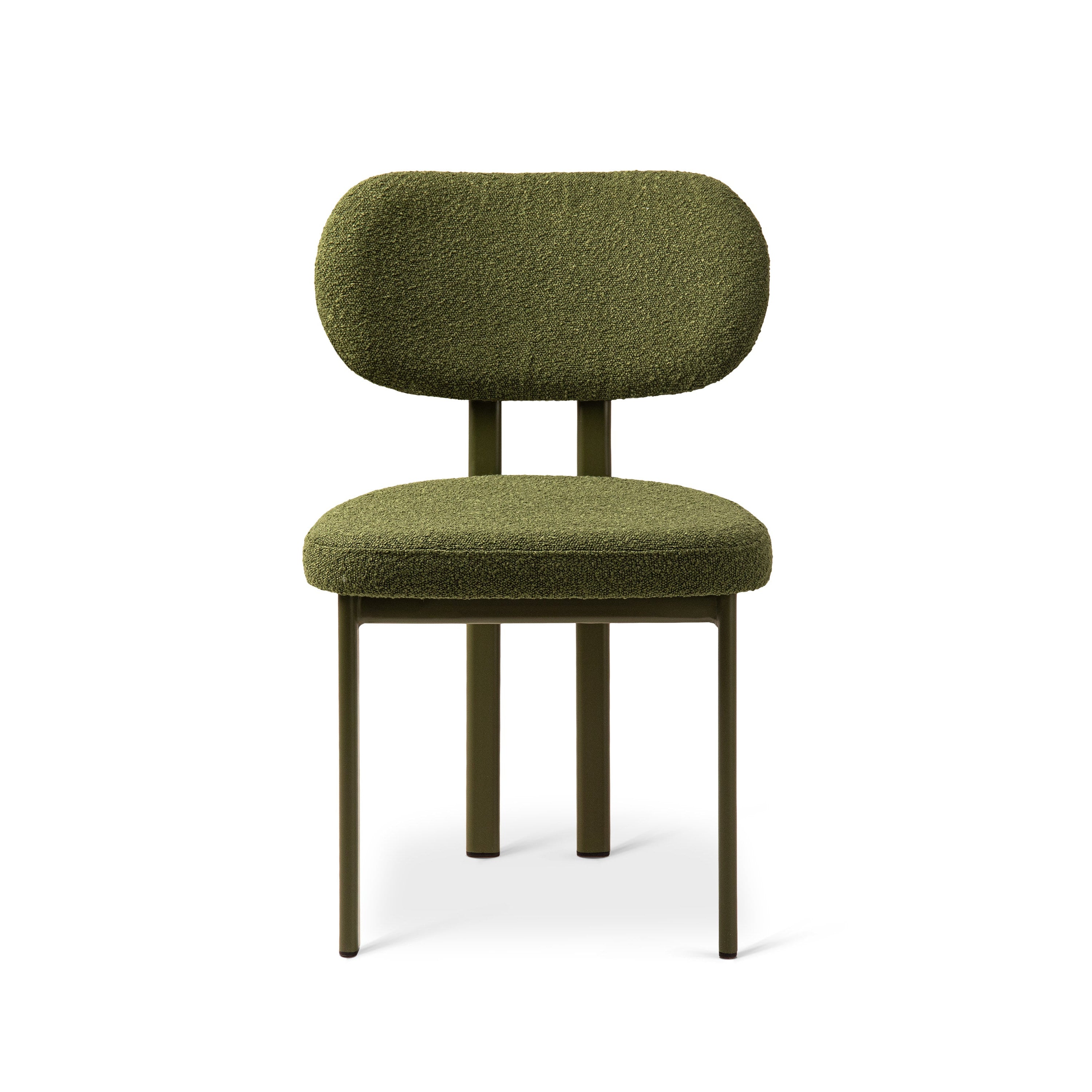 SAM Chair Dark Olive Green Boucle