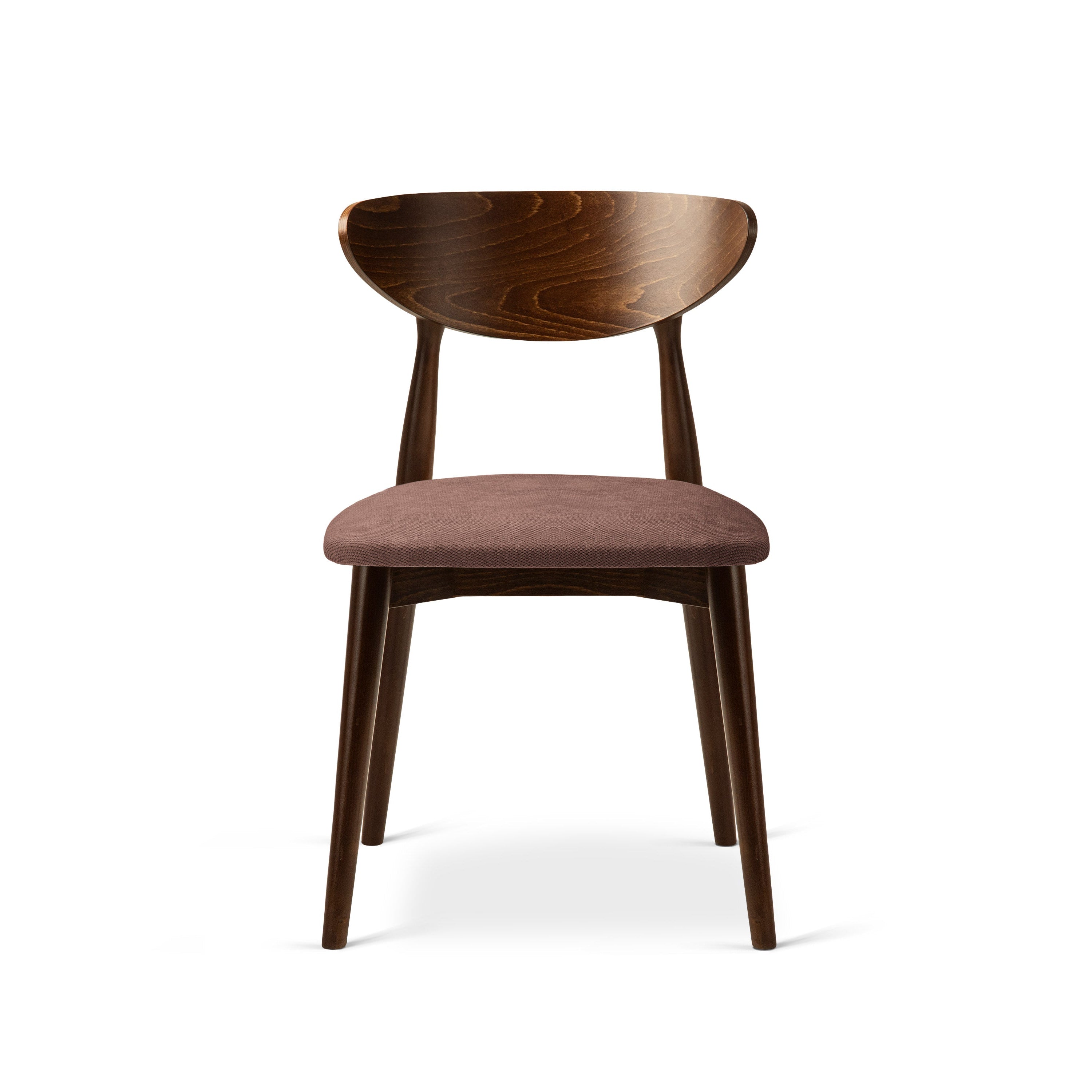 LEON Chair Dark Pink Chenille