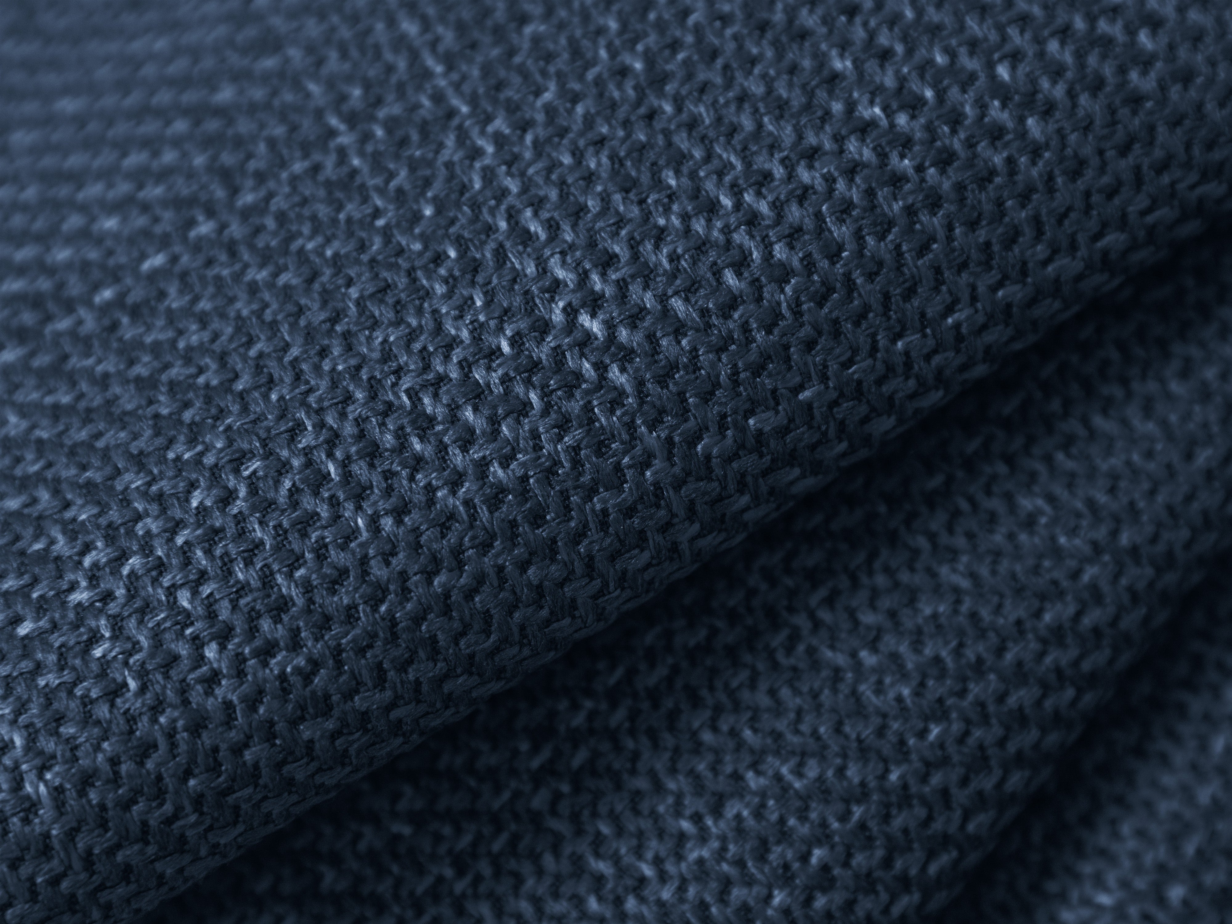 Left-sided corner sofa bed GLORIA blue chenille