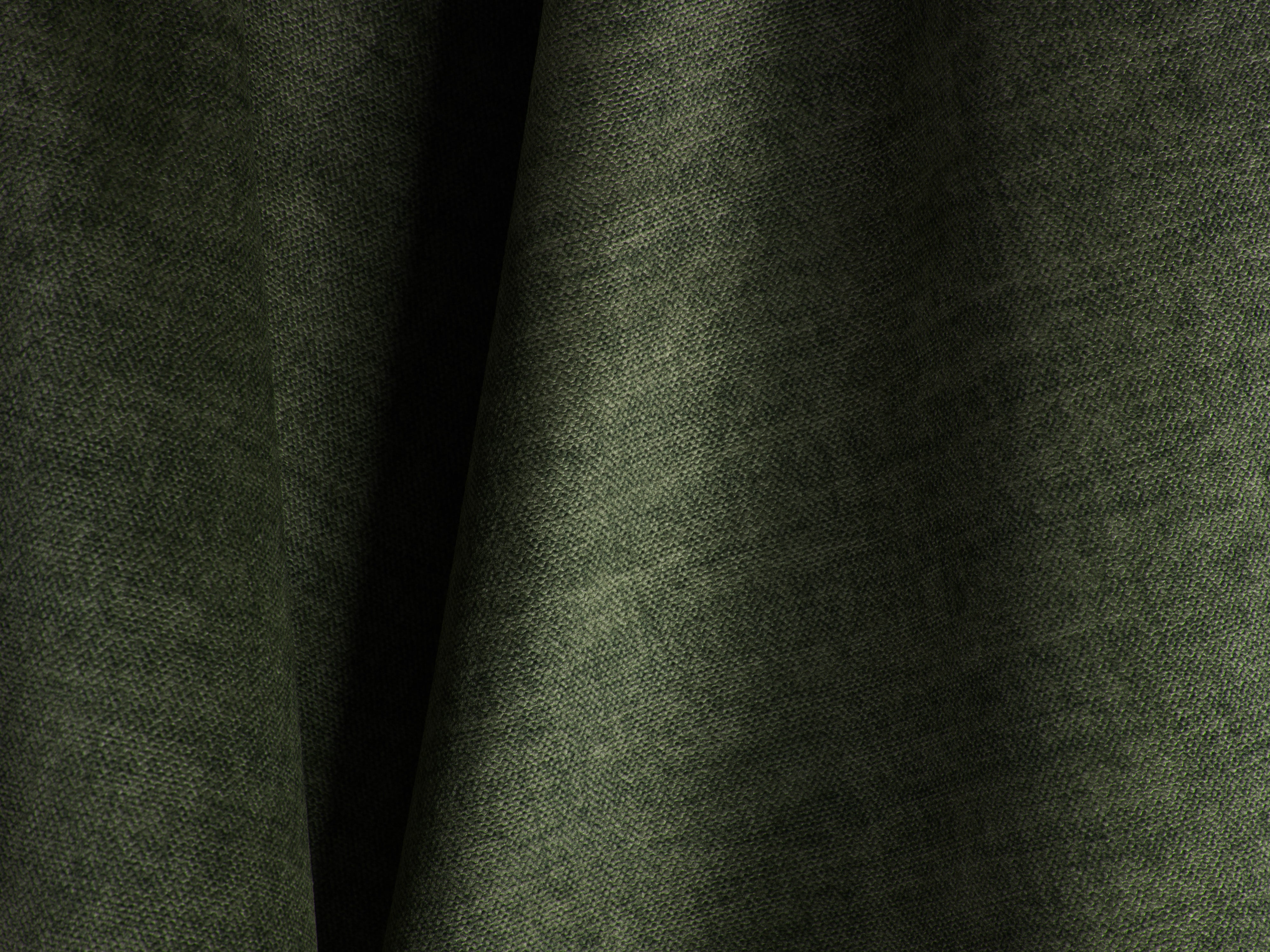 Left-facing velvet corner sofa bed MARTINA green
