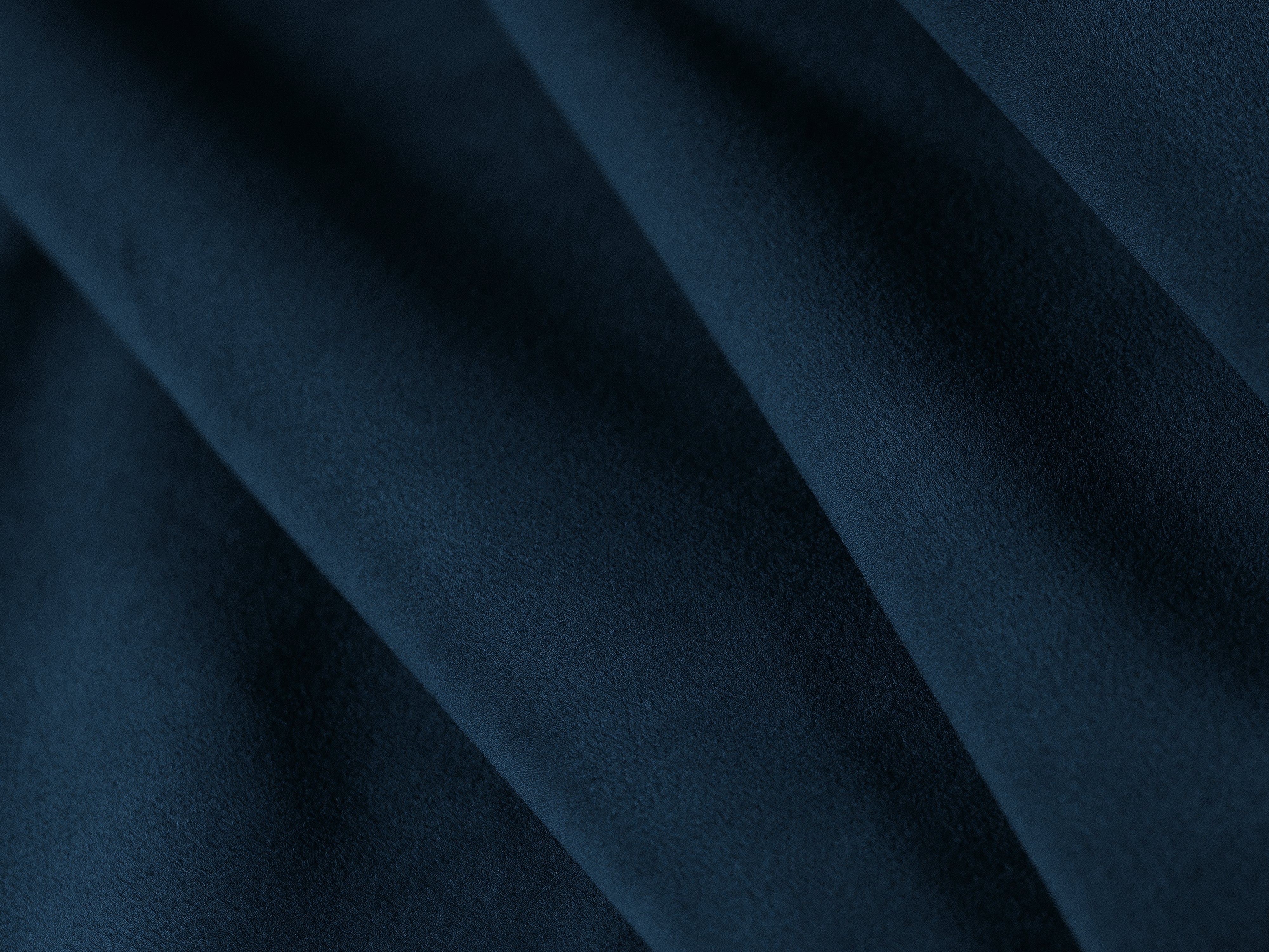 Left-facing velvet corner sofa bed JODIE royal blue
