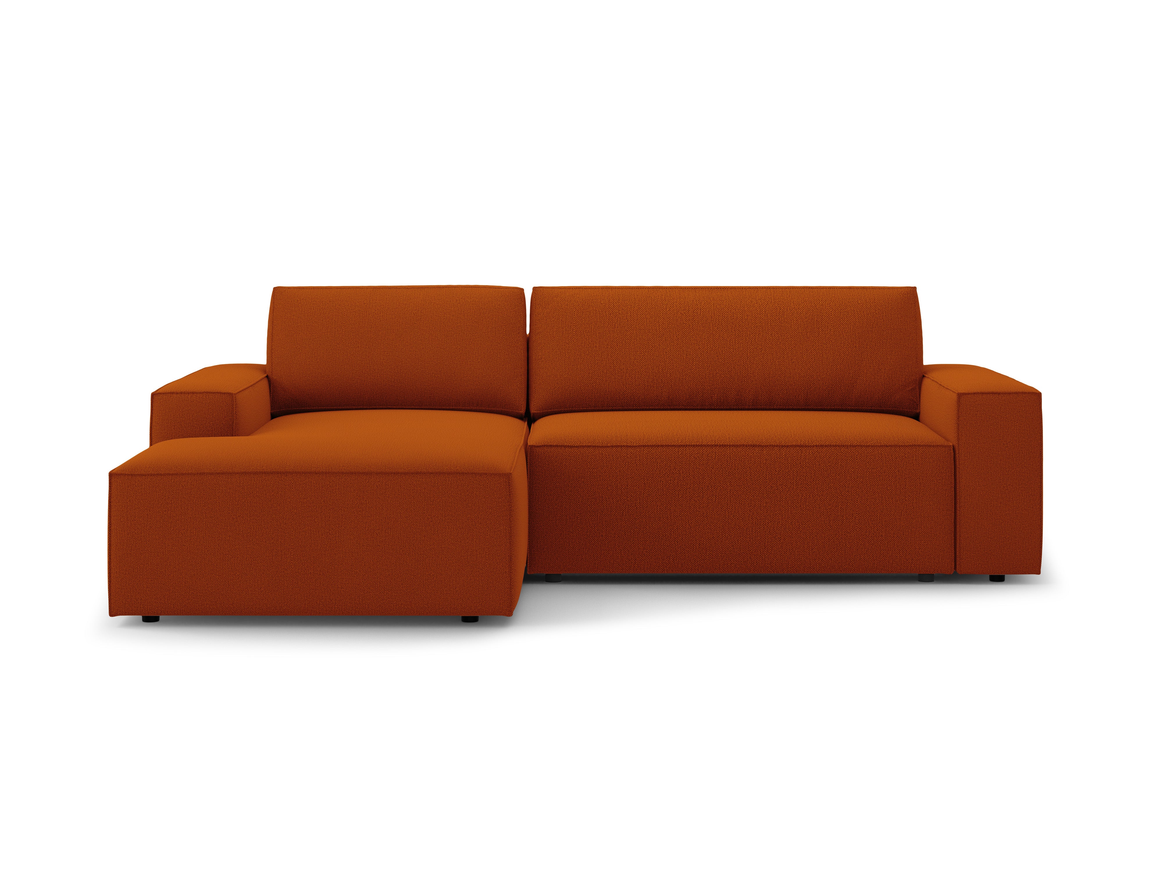 Rohová sedačka s funkcí spaní JODIE terakota
