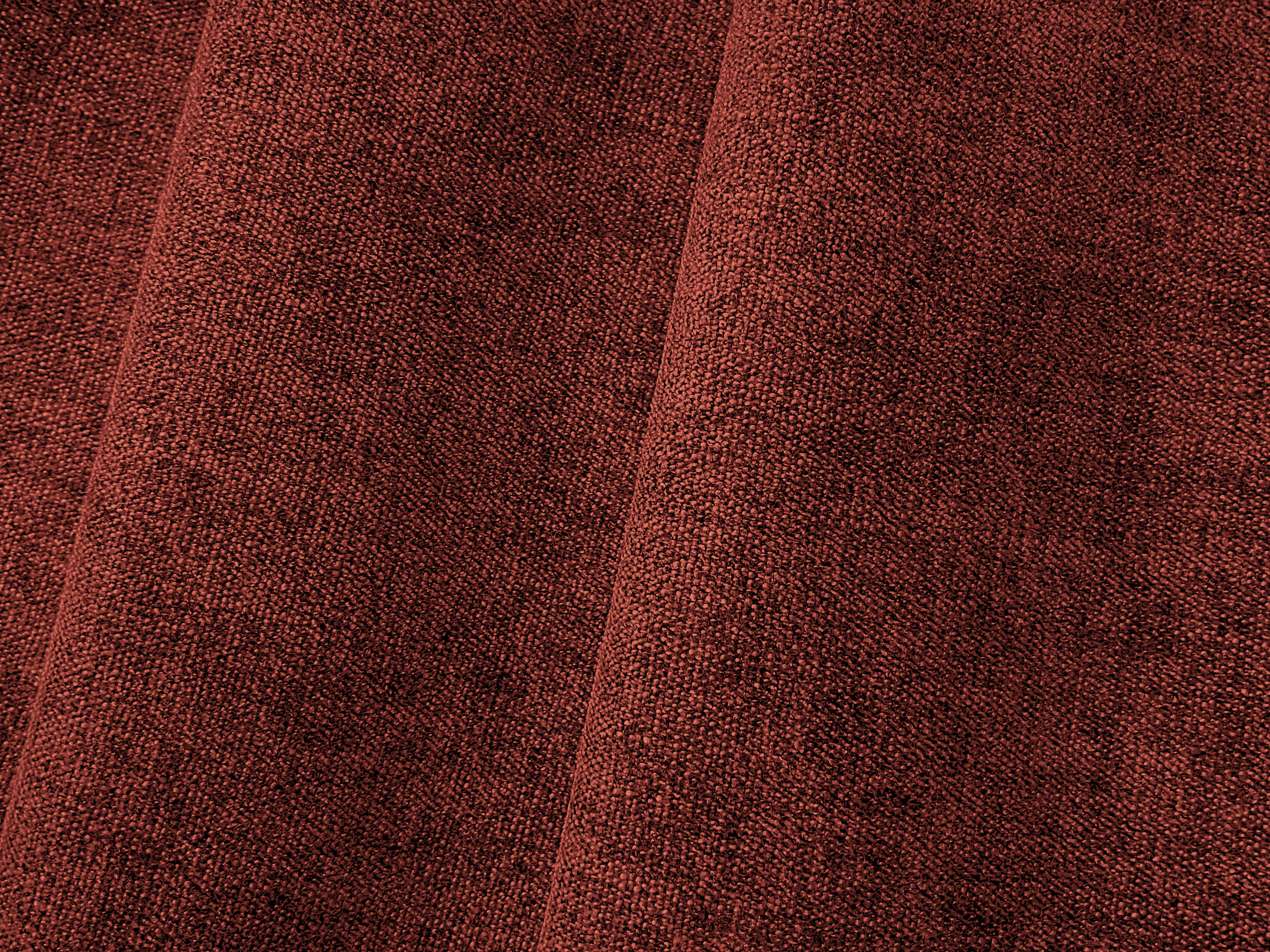 Left-facing modular corner sofa for 4 people BLOOM red chenille