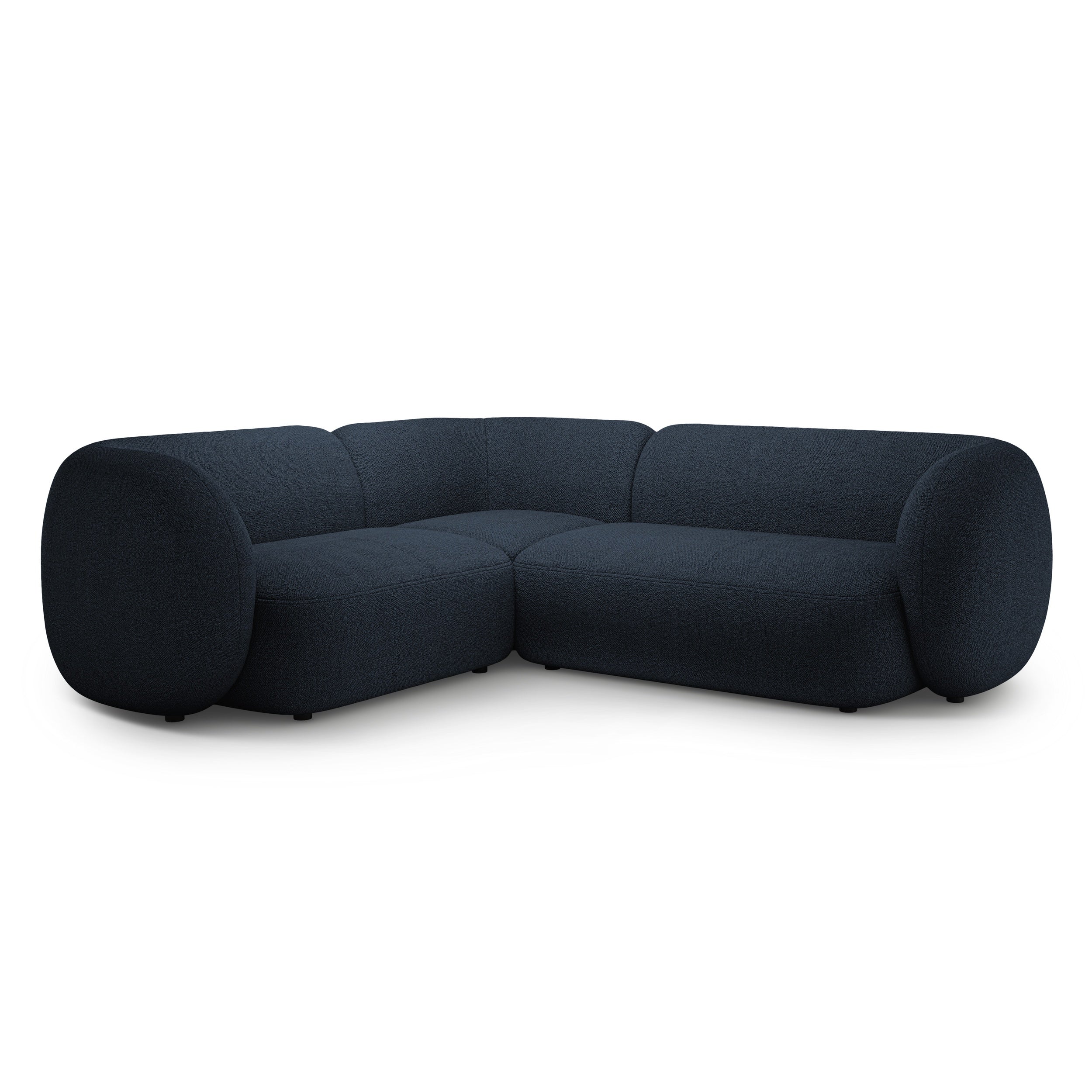 Narožník levostranný pro 4 osoby KATE granátový boucle