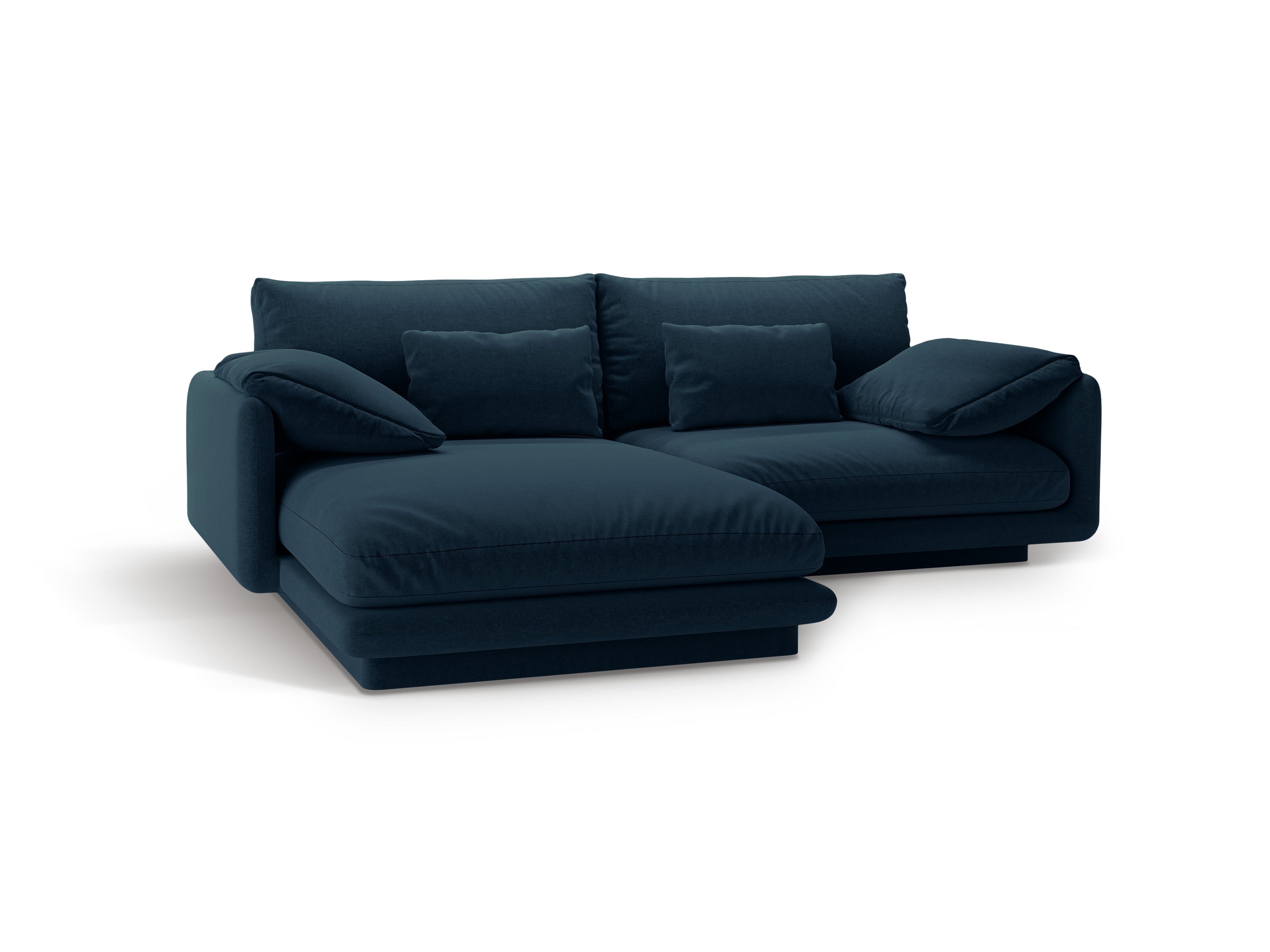 Left-handed 3-person corner Torino navy blue