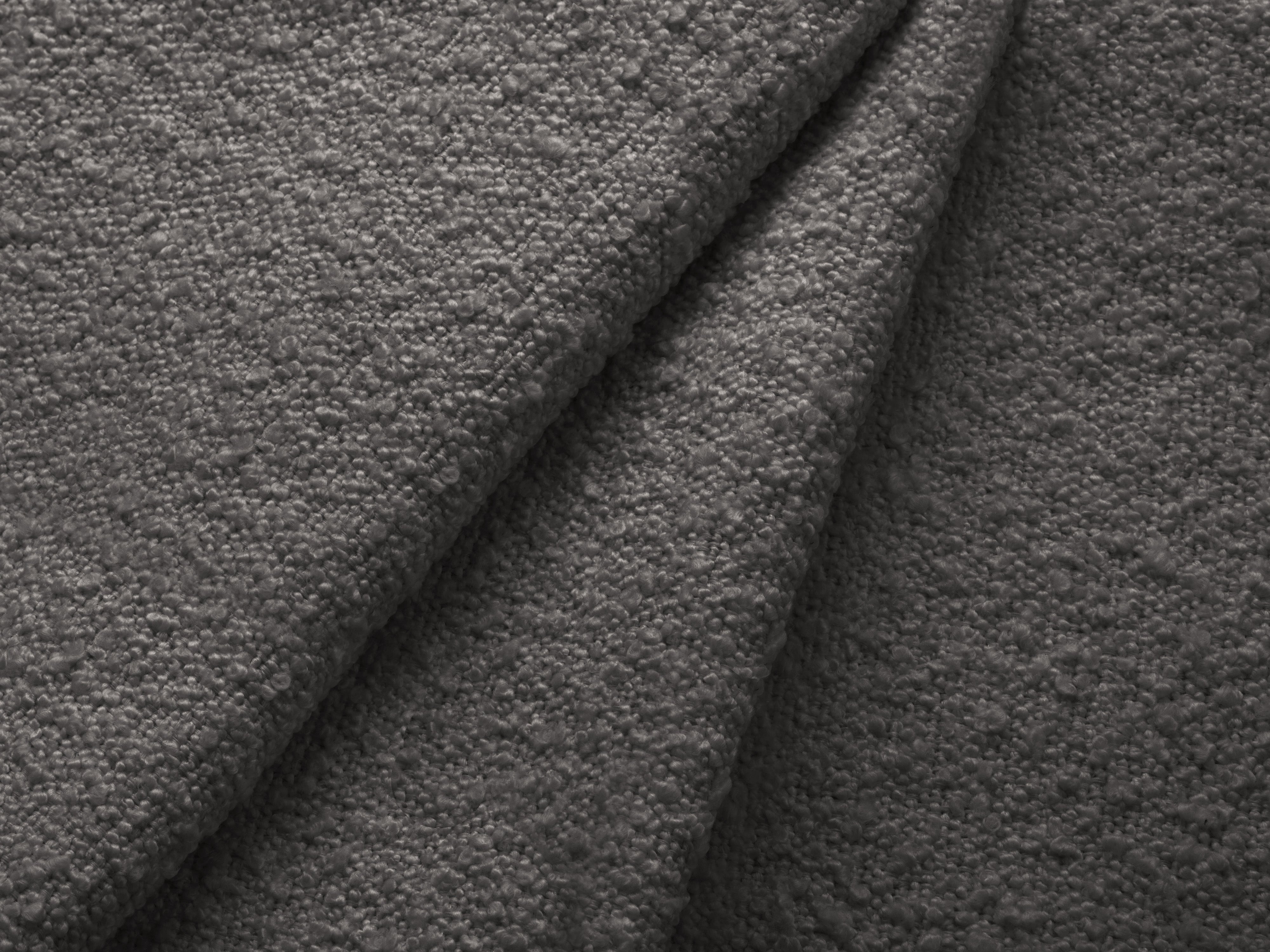 Polštář POPPY tmavě šedý boucle