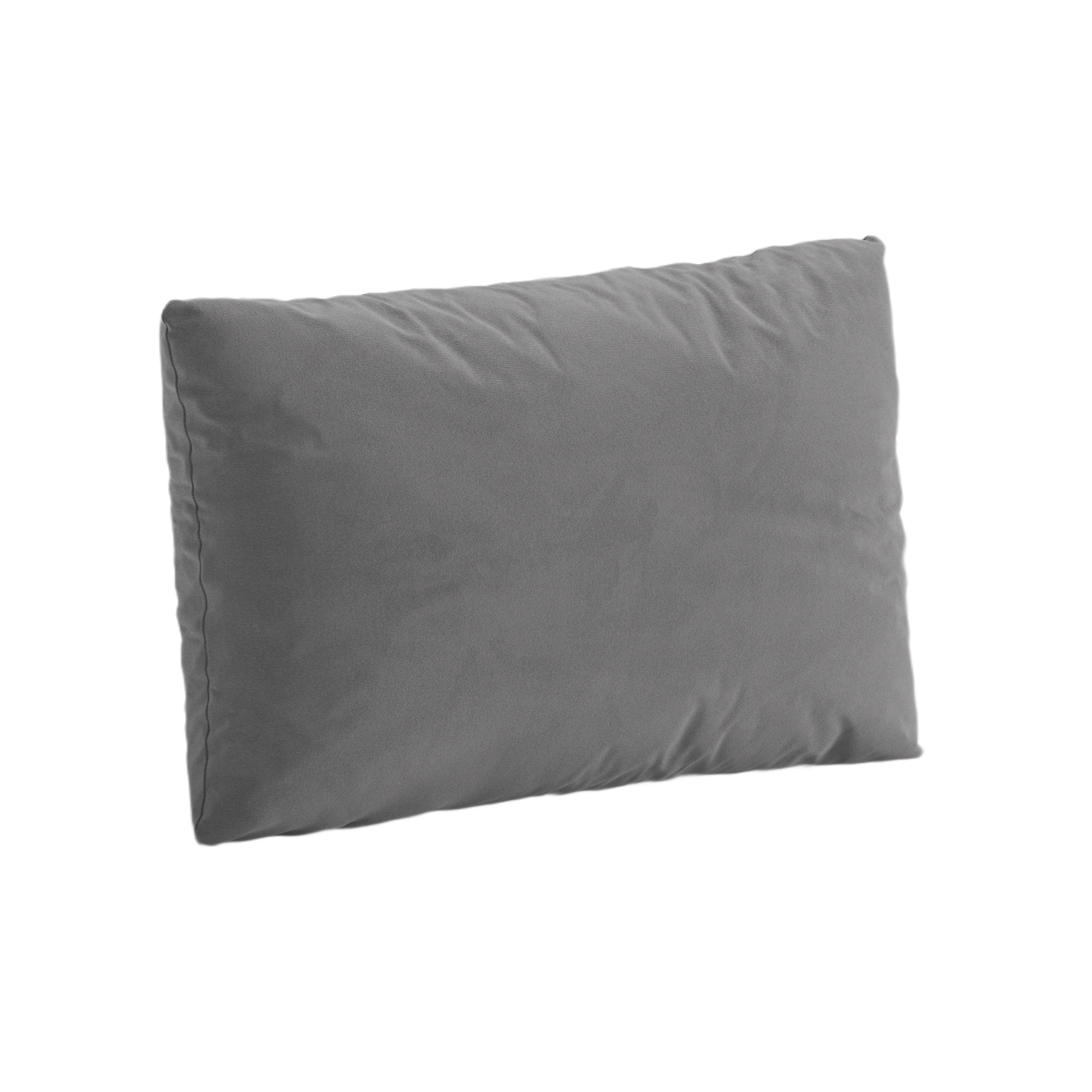 Velvet Cushion POPPY Light Gray