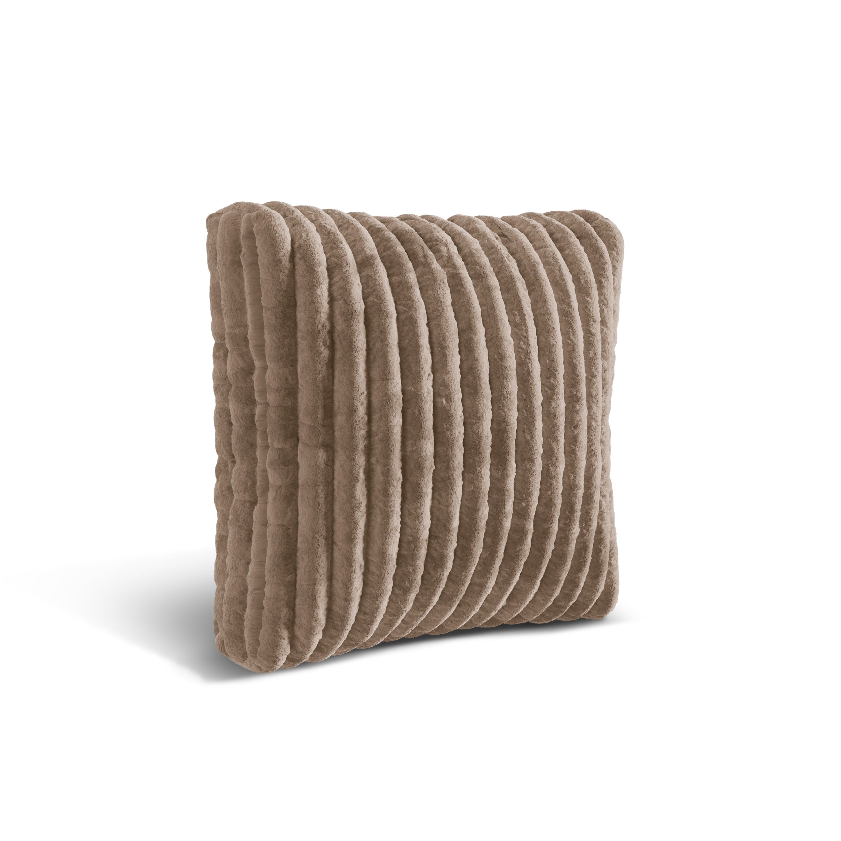 Polštář MARTINA tmavě béžový kordurovým materiálem
