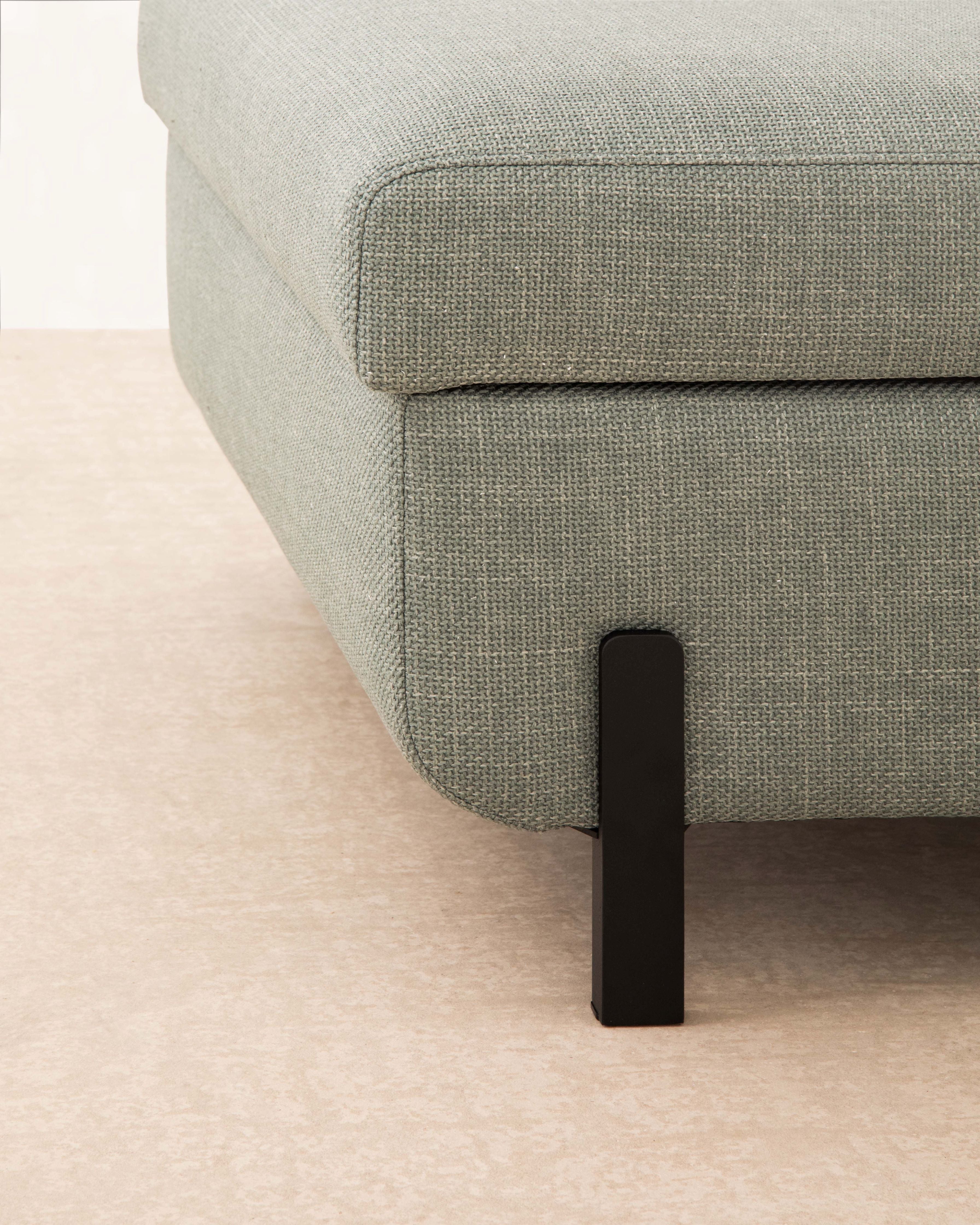 Puf sametový se schovkou GLORIA černý