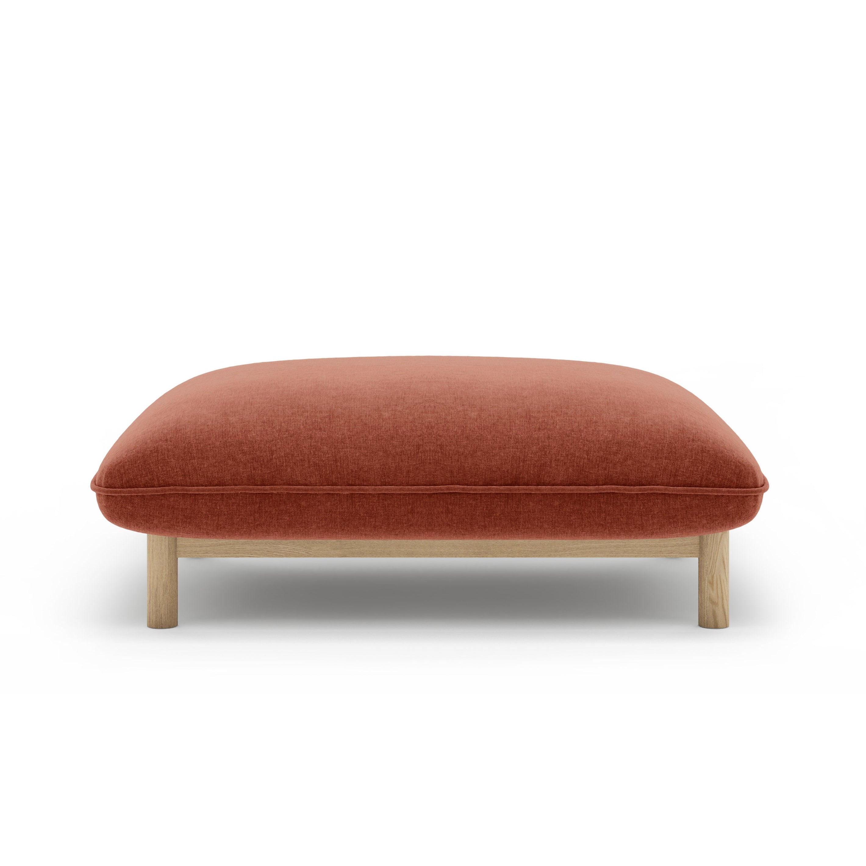 ADA Chestnut Chenille Pouf
