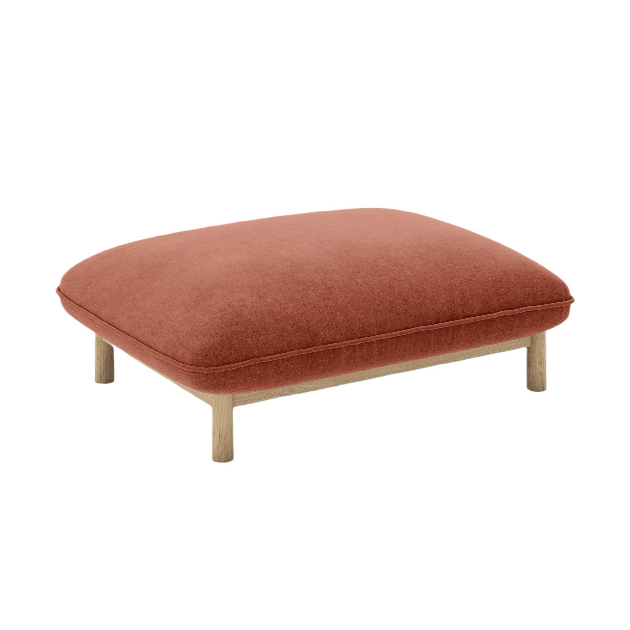 ADA Chestnut Chenille Pouf