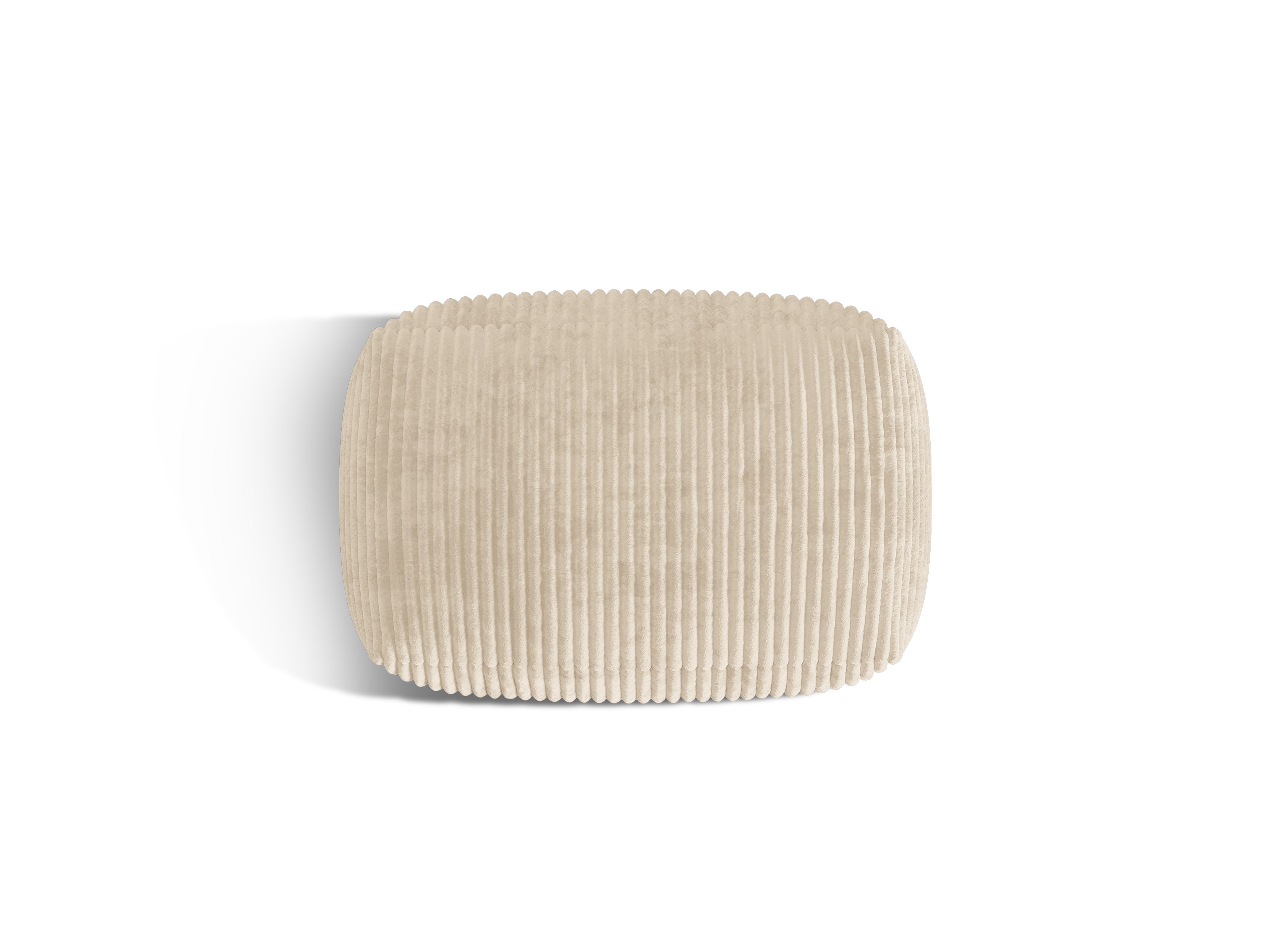 Martin pouf light beige corduroy