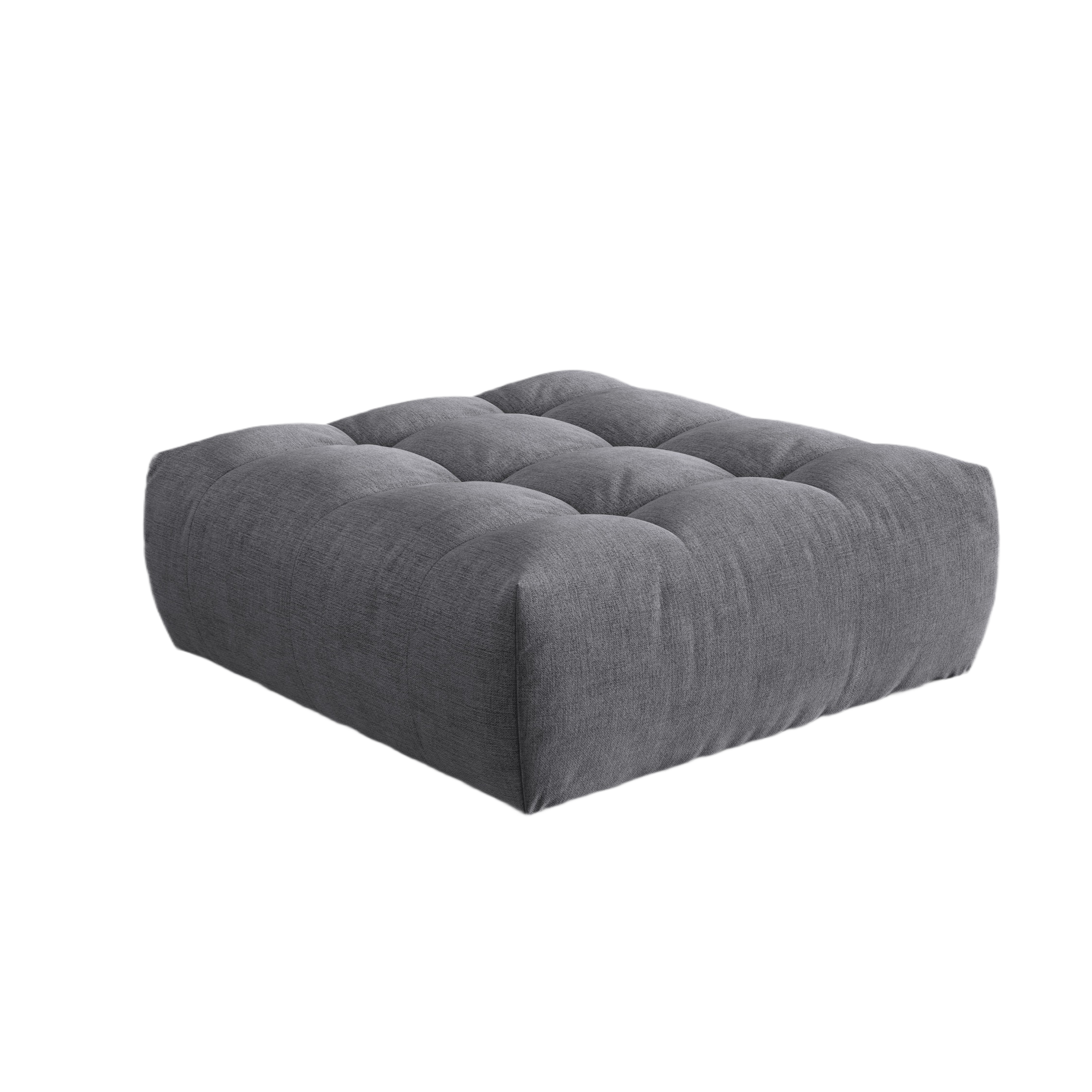 Puf BLOOM šedý szenil