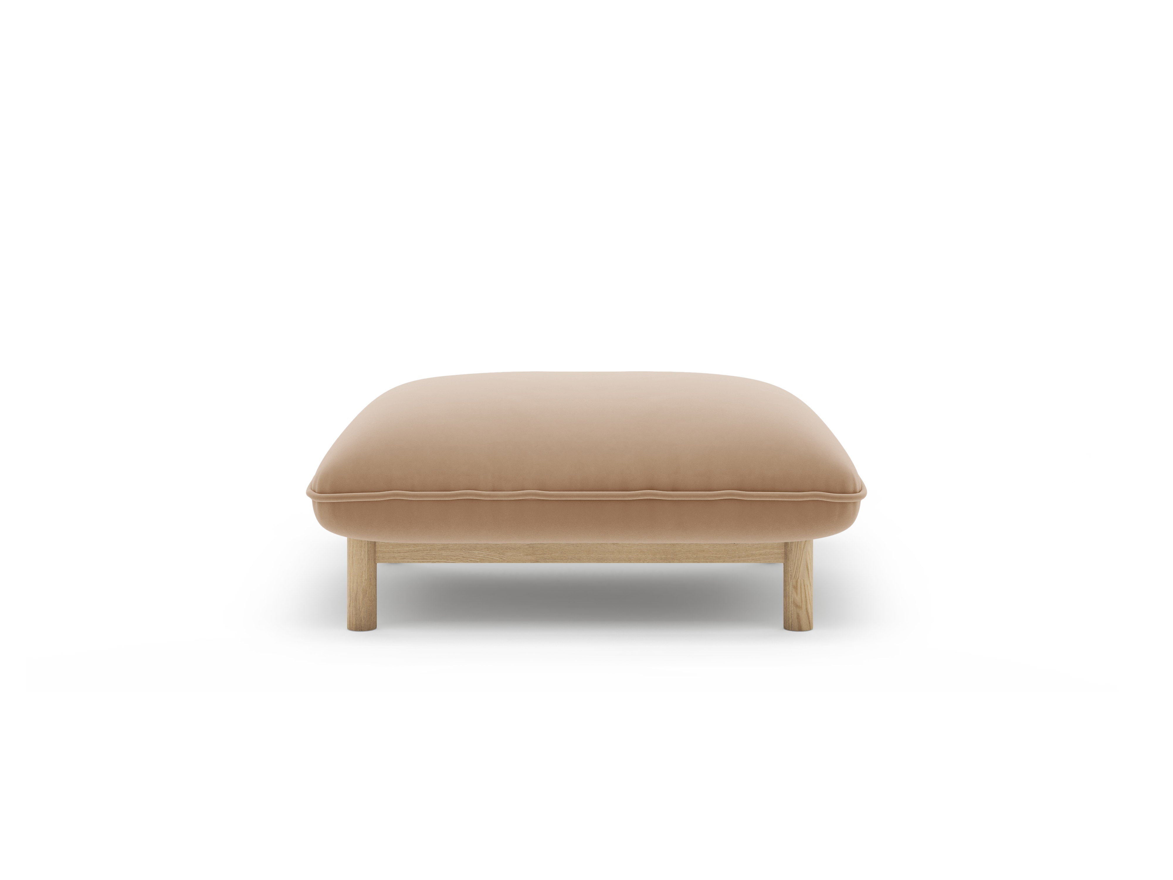 ADA sand velvet pouf