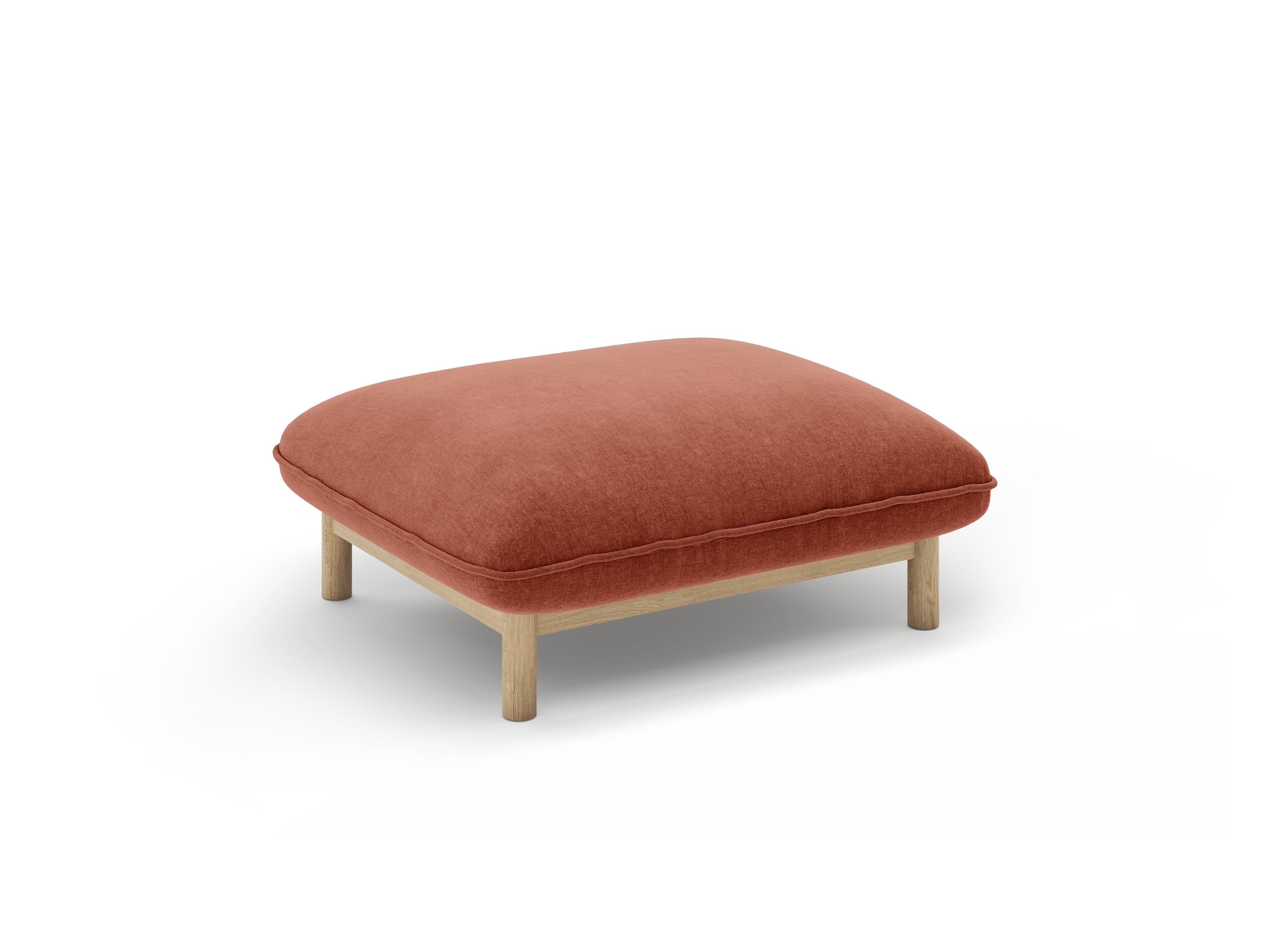 ADA Chestnut Chenille Pouf