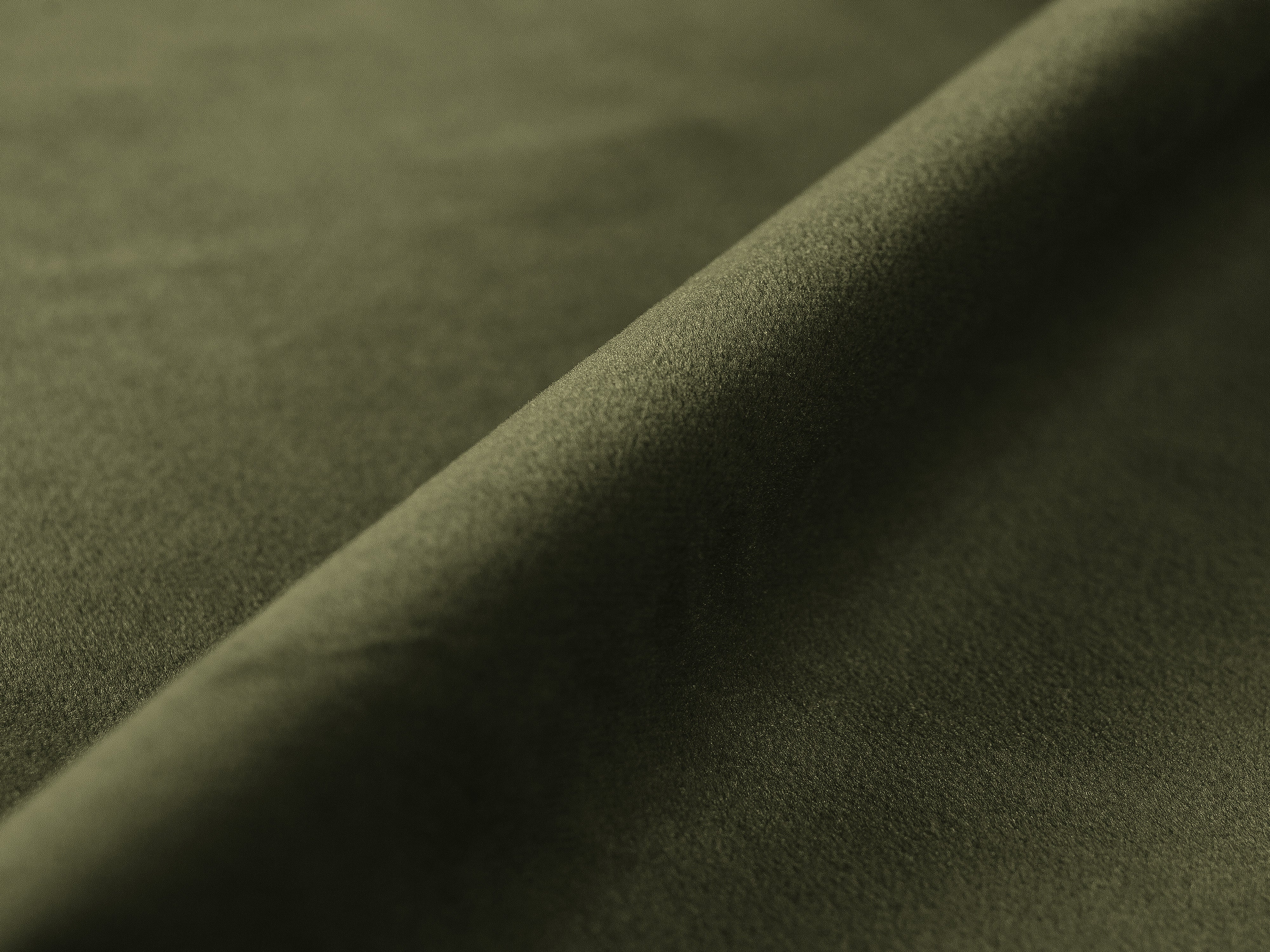 Zelený sametový rohový gauč s funkcí spaní pro 3 osoby VICTOR