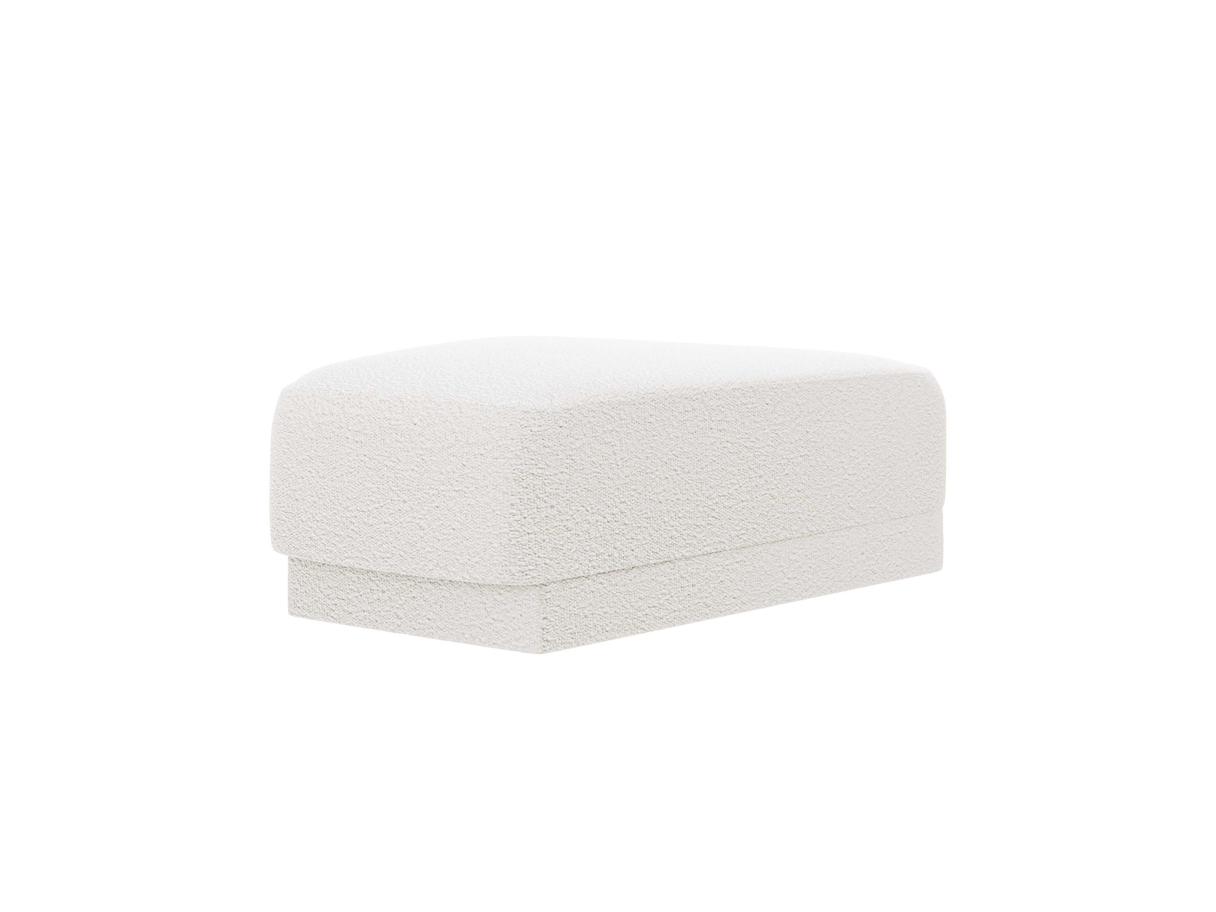 Puf / modul MILEY bílý boucle