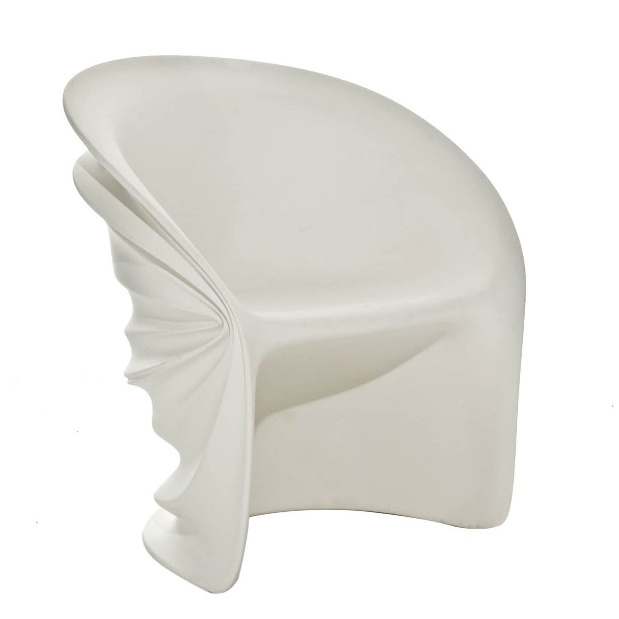 Modesty Veiled White armchair
