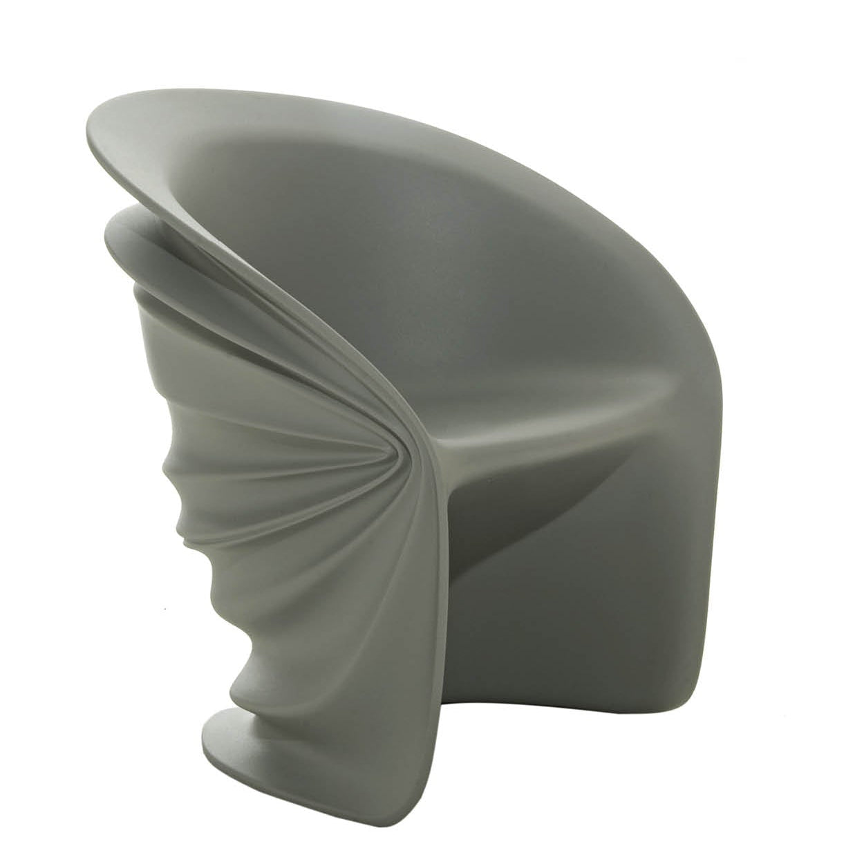 Modesty Veiled gray armchair