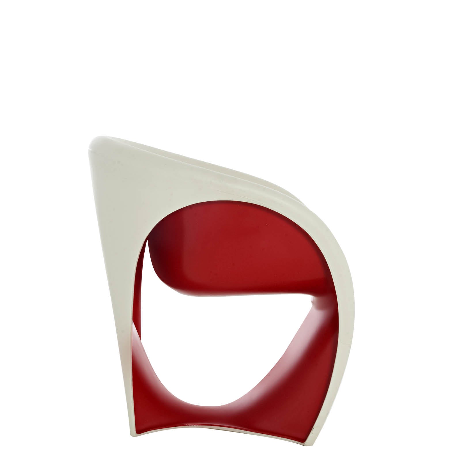 Křeslo MT1 bílo-červené