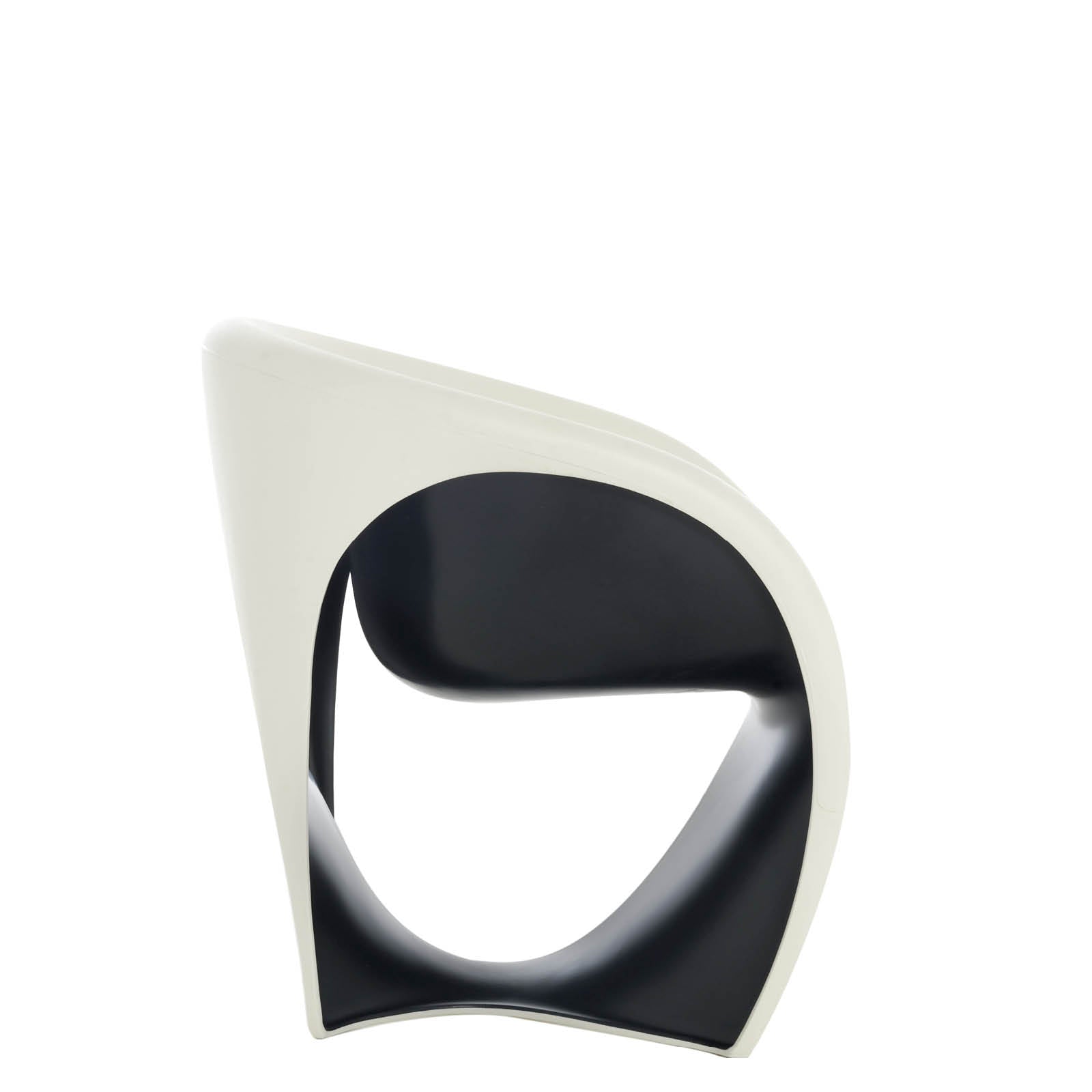 MT1 armchair white and white