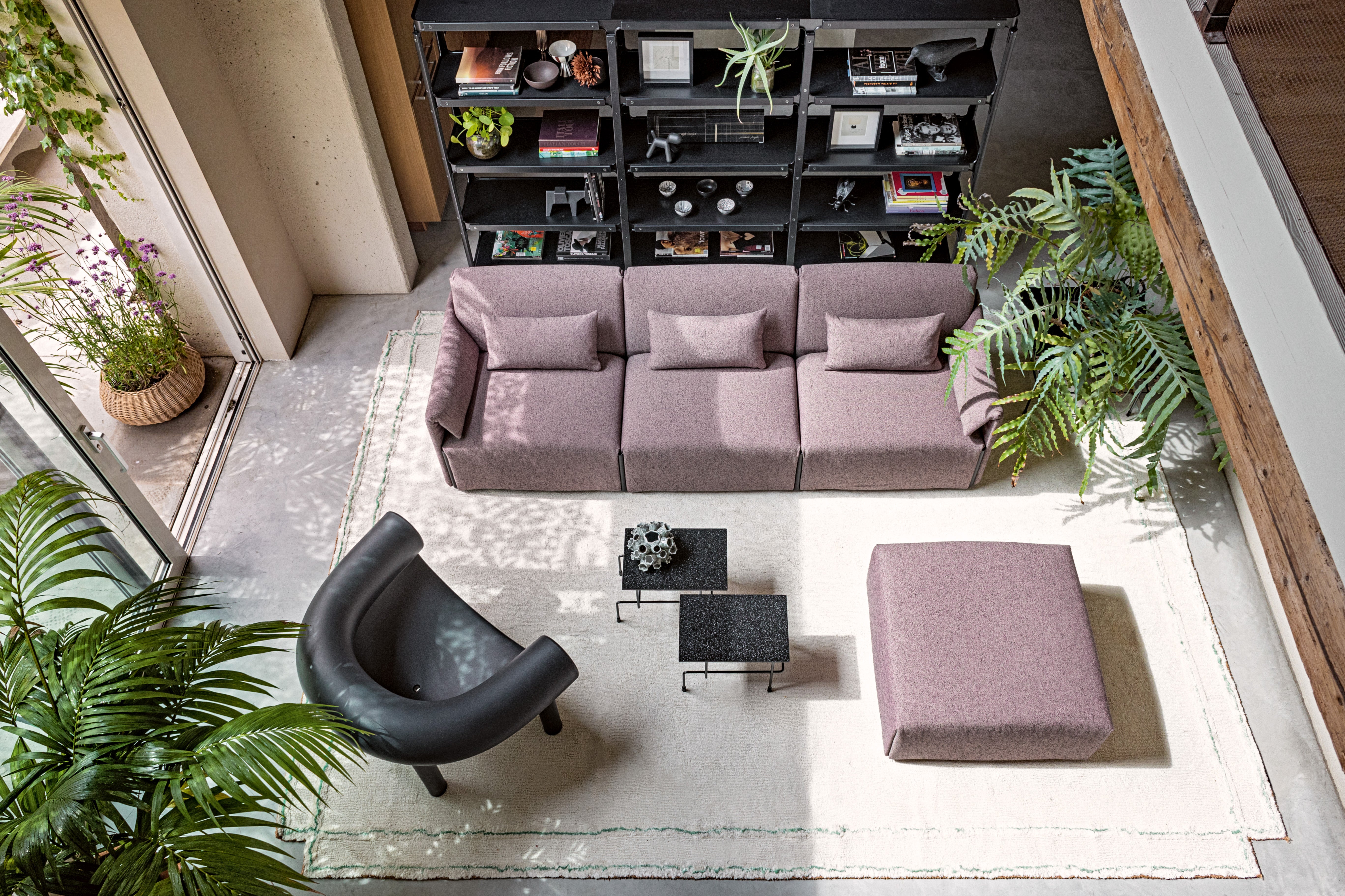 Upholstered COSTUME ottoman