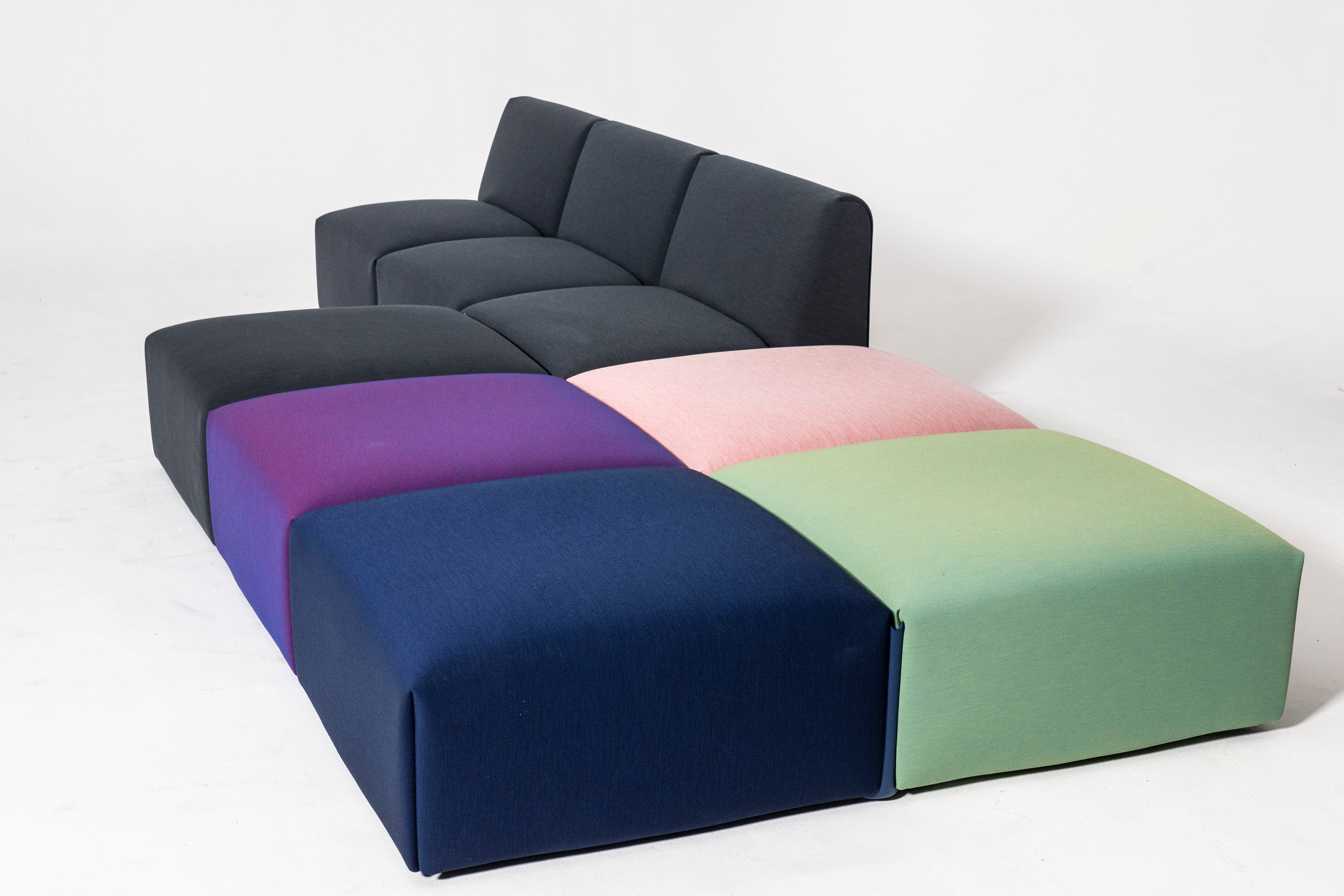 Upholstered COSTUME ottoman