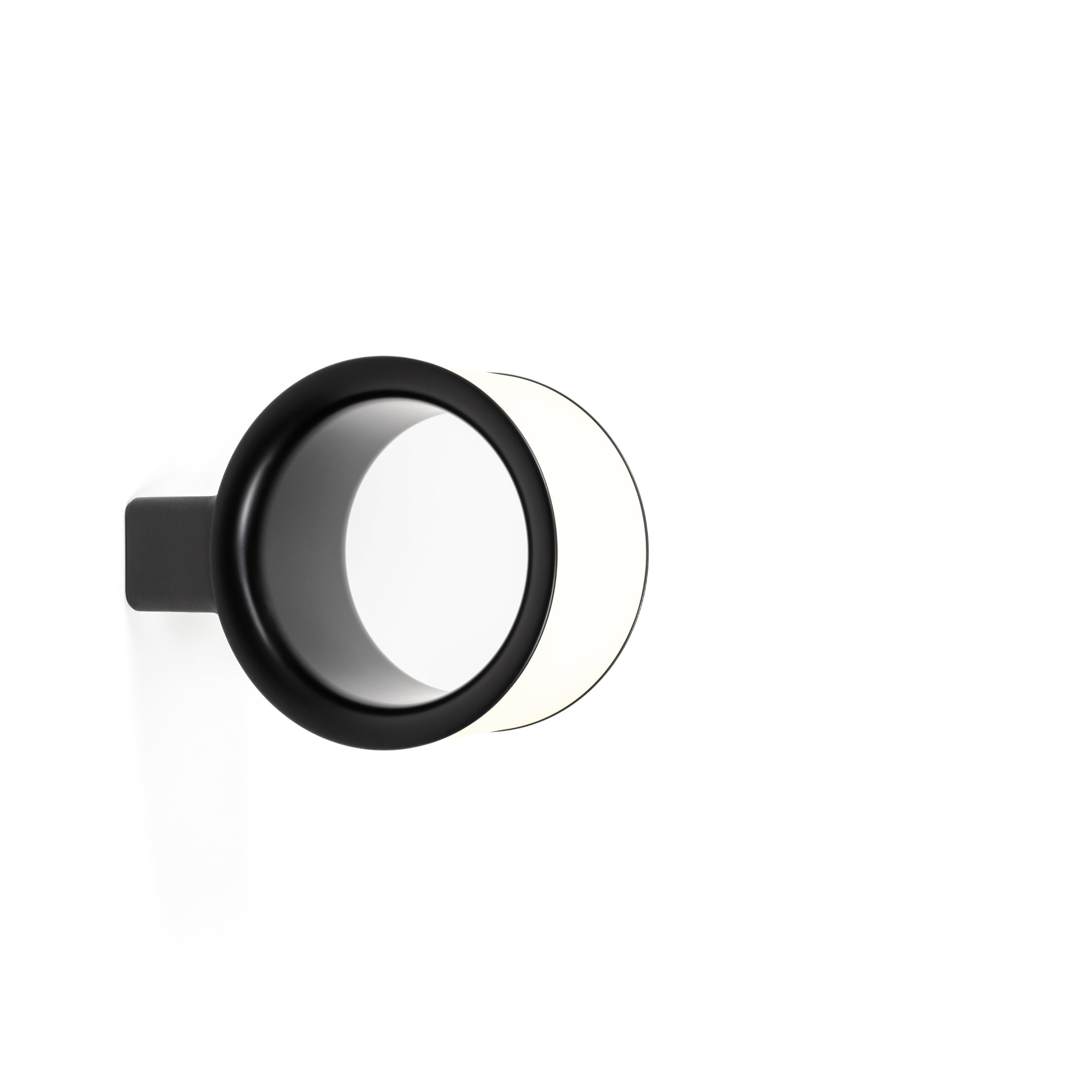 Nástěnné svítidlo LOST černé s bílou