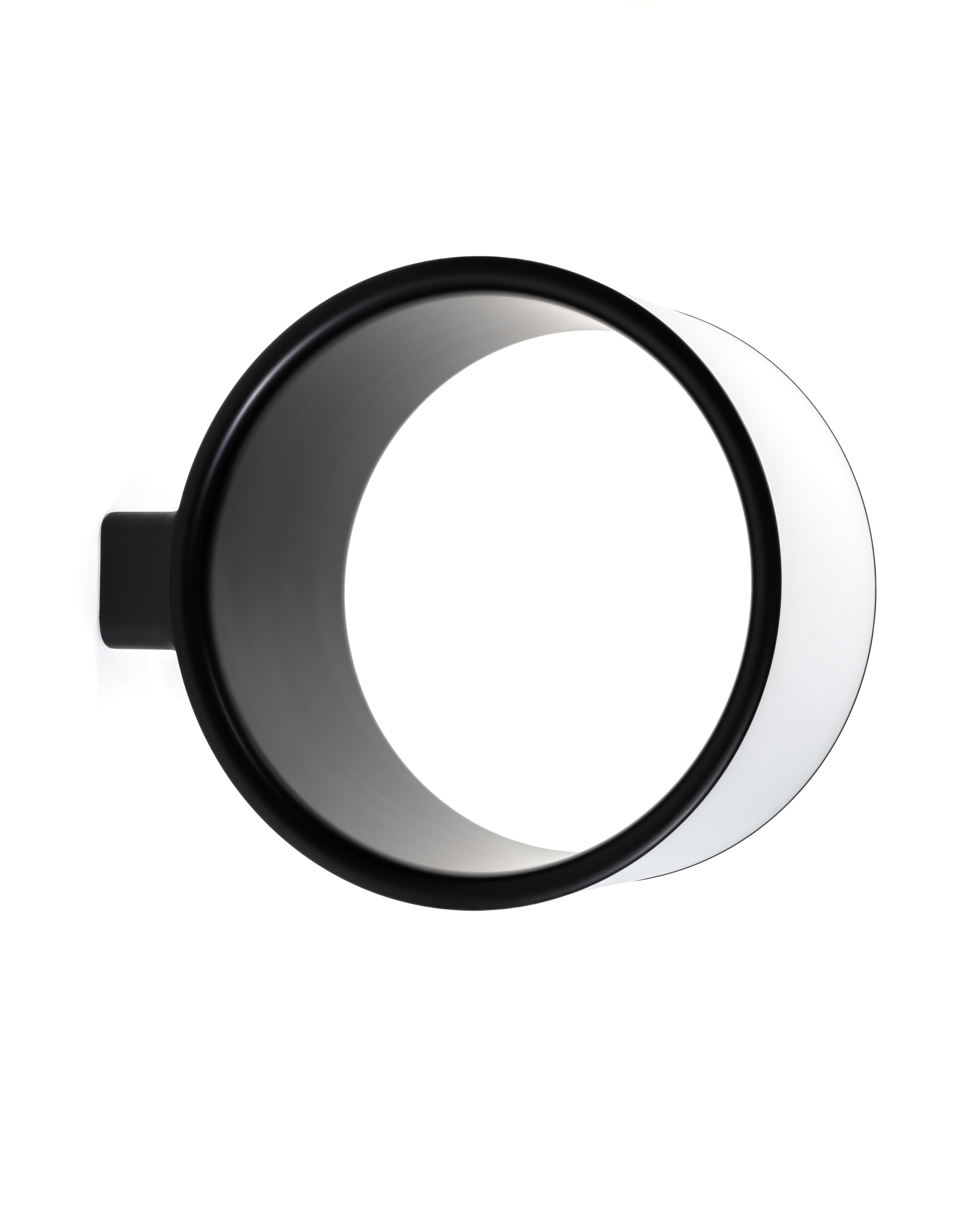 Nástěnné svítidlo LOST černé s bílou