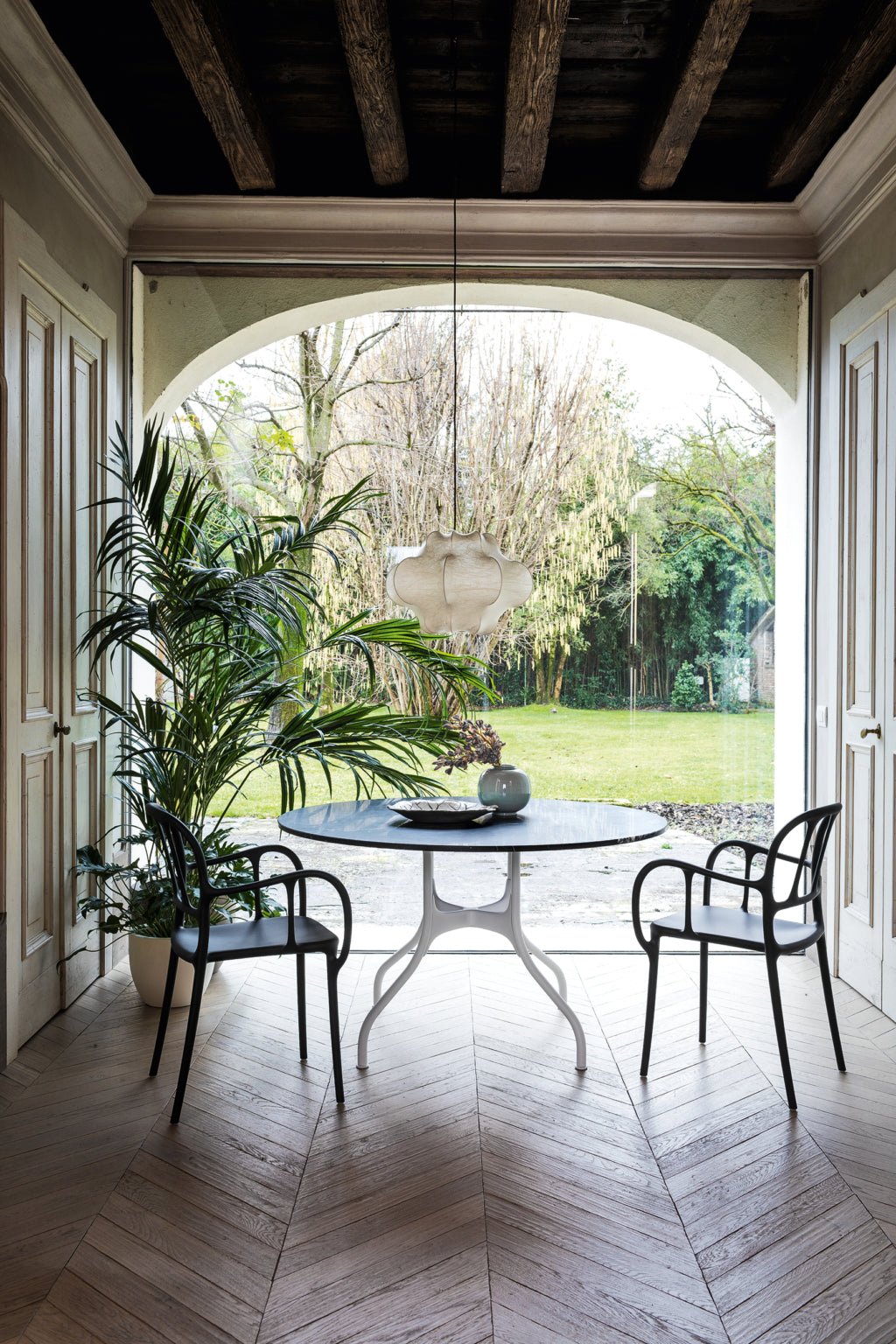 MILA burgundy outdoor chair