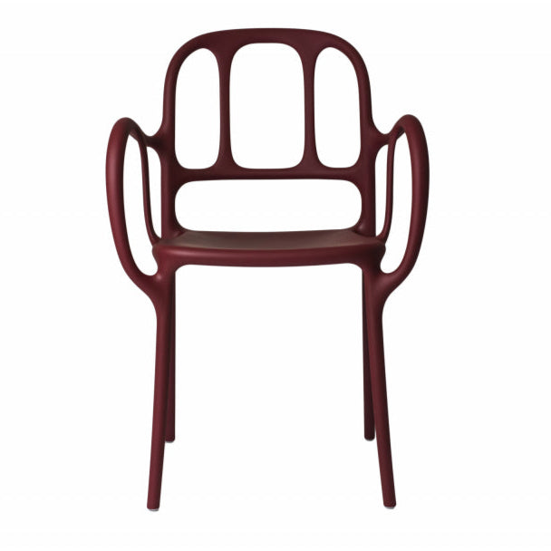MILA burgundy outdoor chair