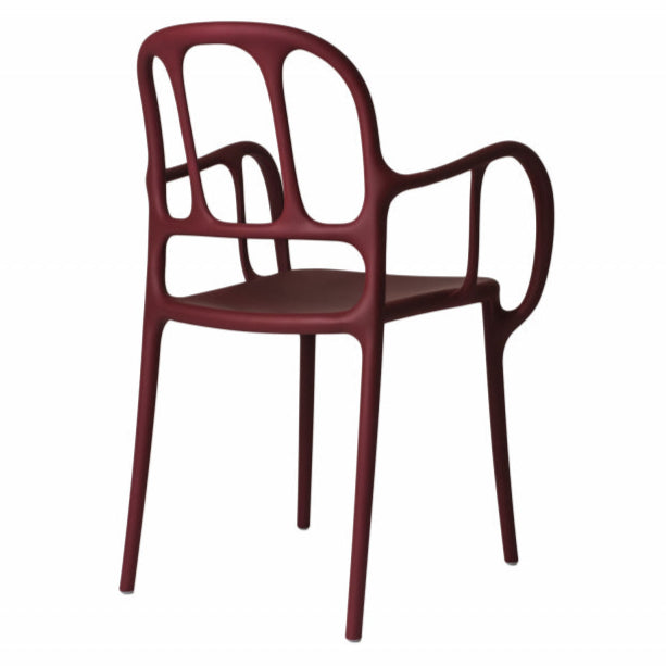MILA burgundy outdoor chair