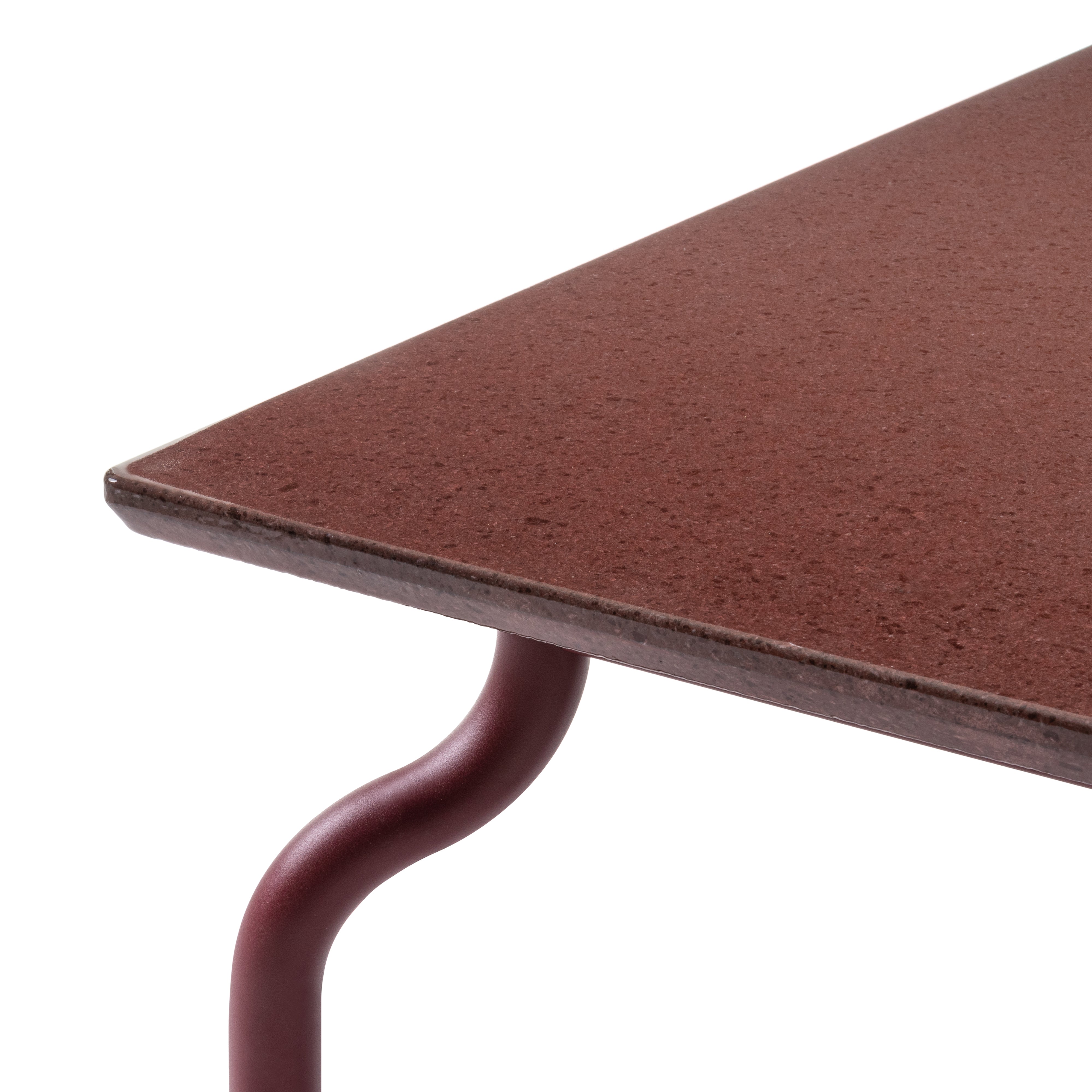 SOUTH red lava stone garden coffee table