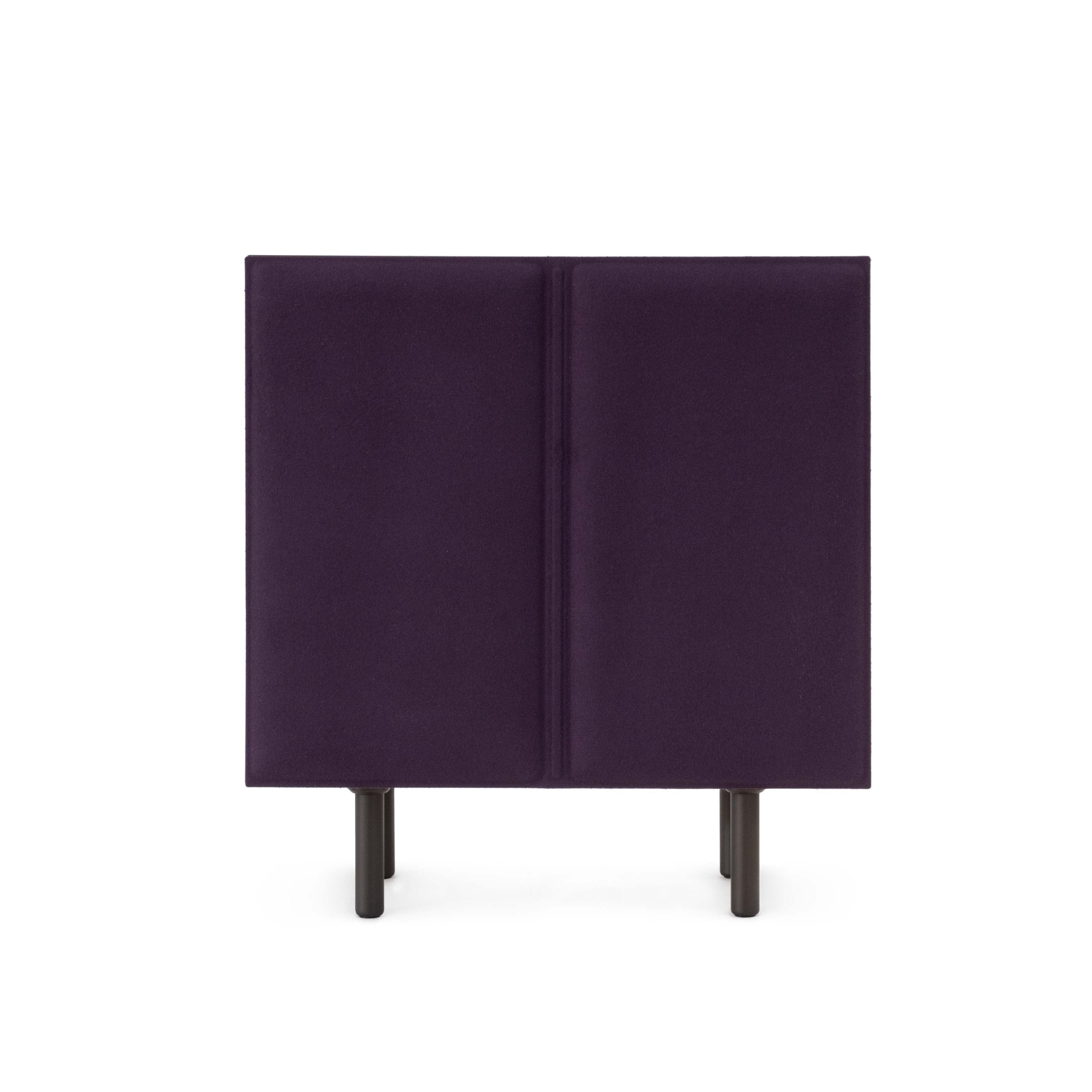 TACITO cabinet purple felt