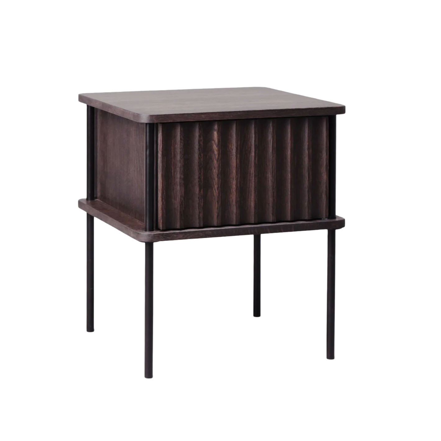 Noční stolek MAYA ebenové dubové dřevo