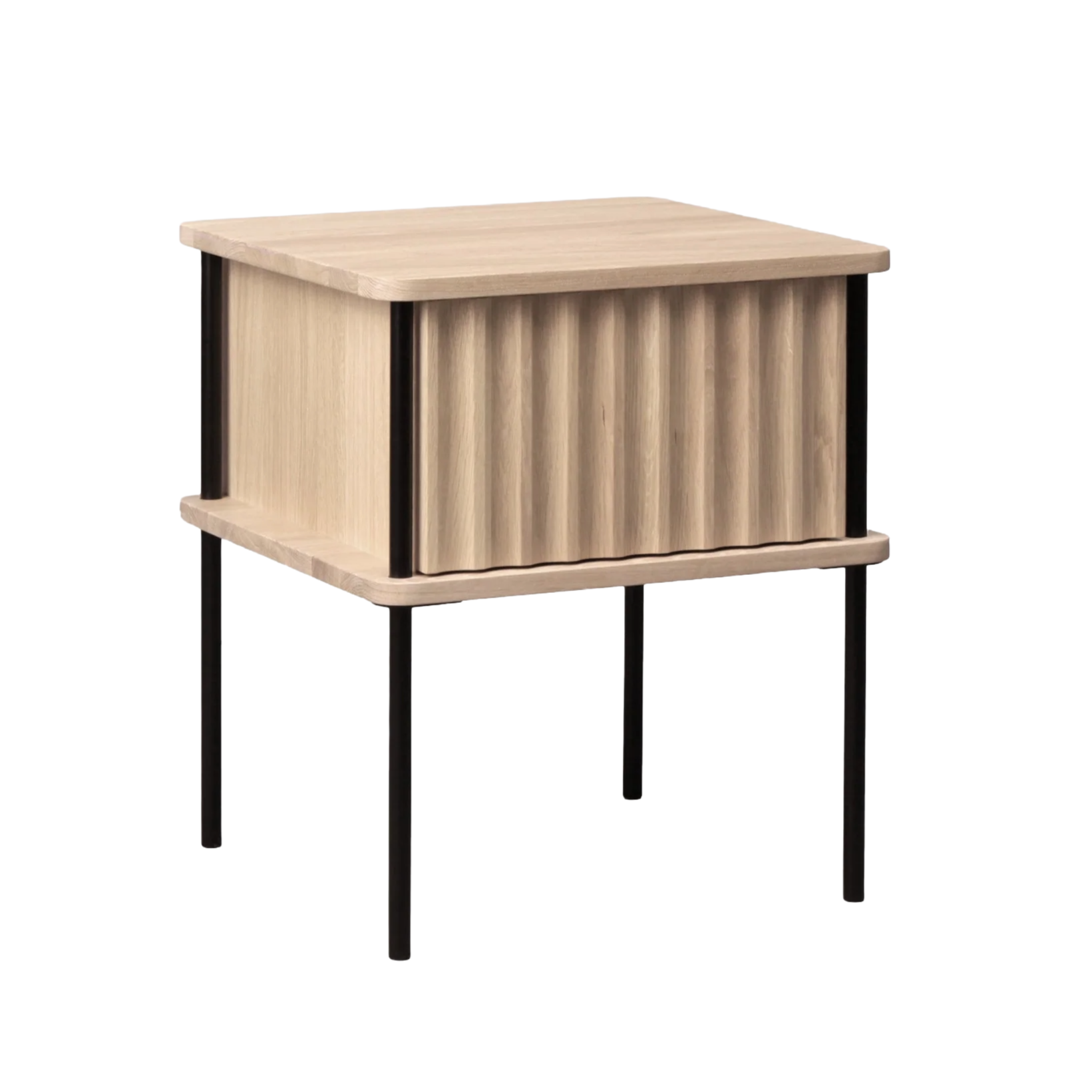 Noční stolek MAYA bělené dubové dřevo