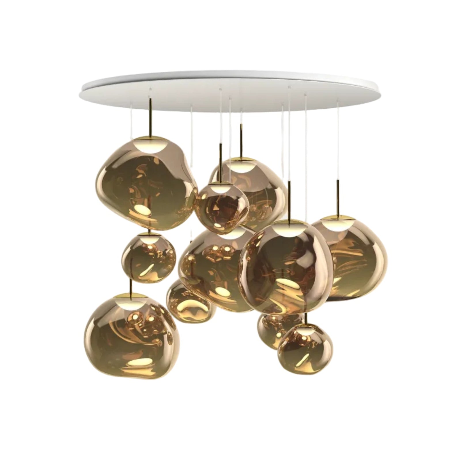 MELT MEGA Ceiling Lamp in Brown