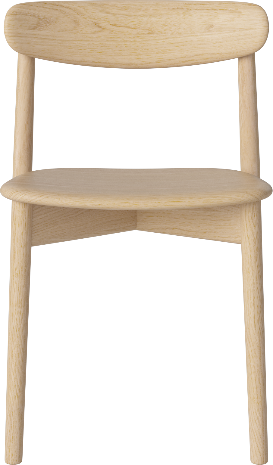 Židle MERGE bělené dubové dřevo