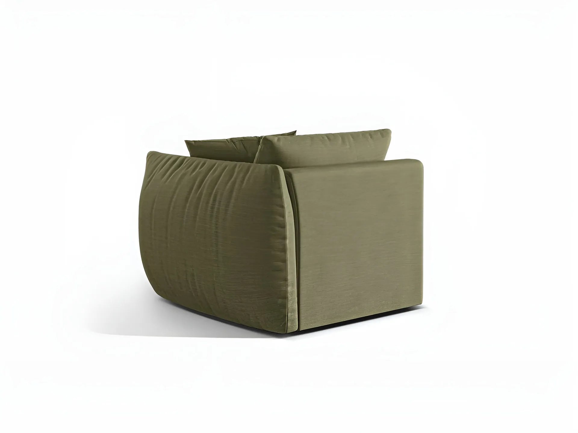 CHRIS Modular Sofa - Right Element Light Green Chenille