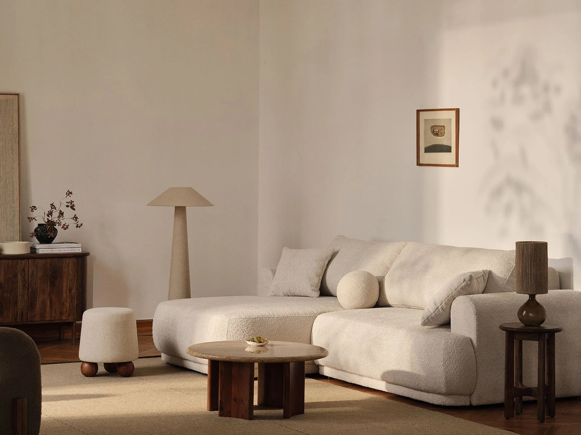 Right -sided corner with Ella Burgundy sleeping function