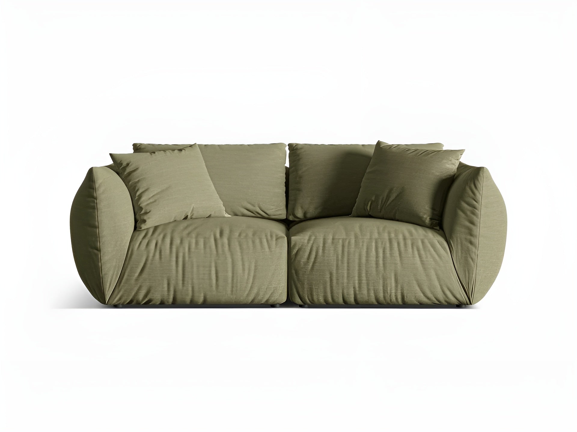 Sofa pro 3 osoby CHRIS jasně zelený šenil